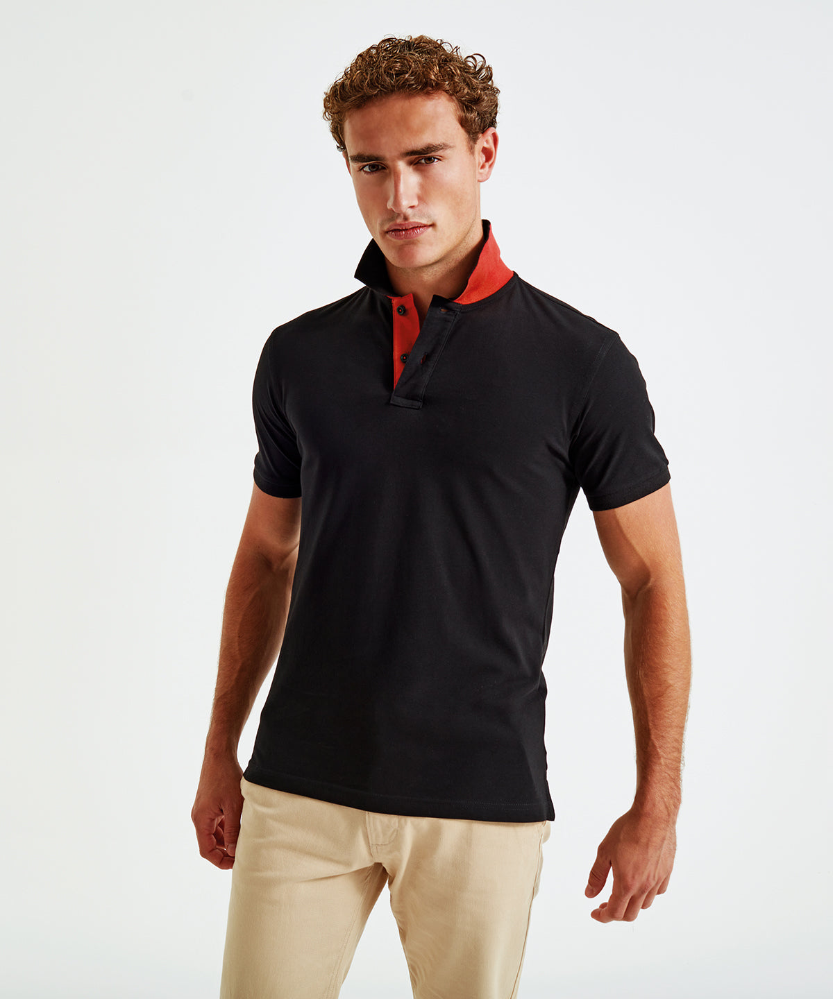 Pólóbolir - Men's Classic Fit Contrast Polo