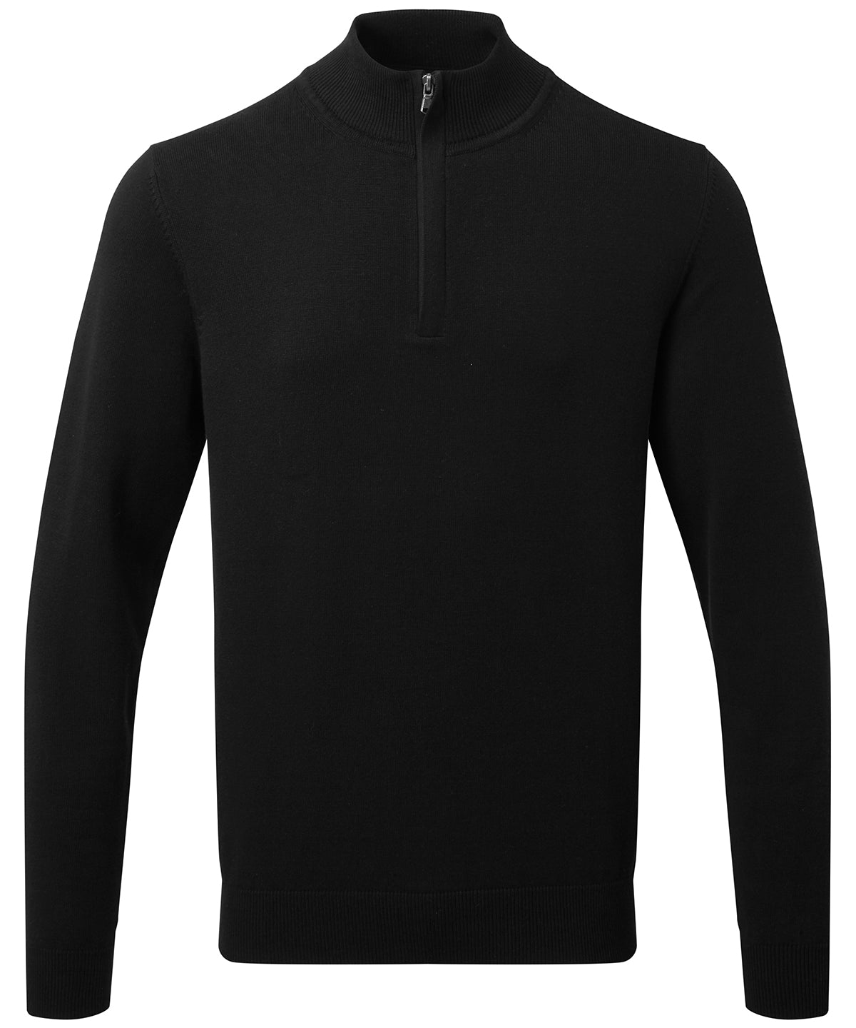 Prjónaðar peysur - Men's Cotton Blend ¼ Zip Sweater