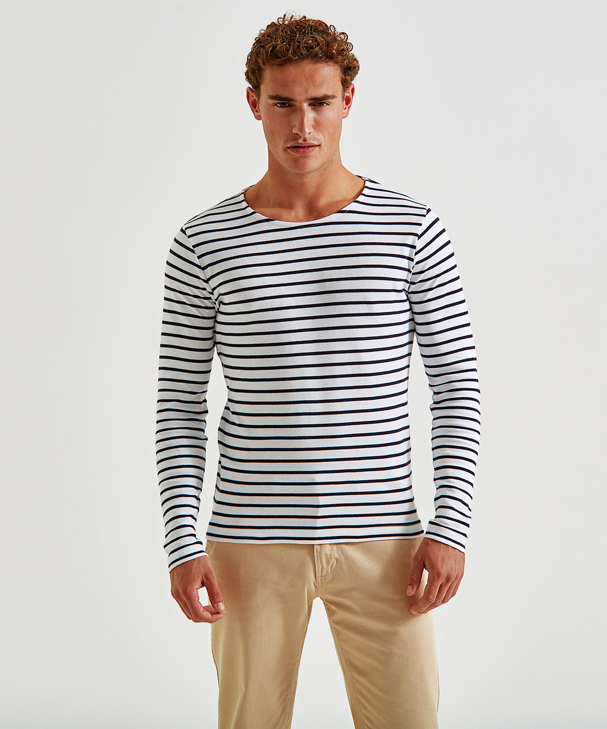 Stuttermabolir - Men's Marinière Coastal Long Sleeve Tee