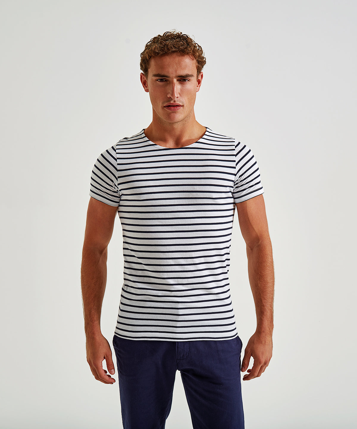 Stuttermabolir - Men's Marinière Coastal Short Sleeve Tee