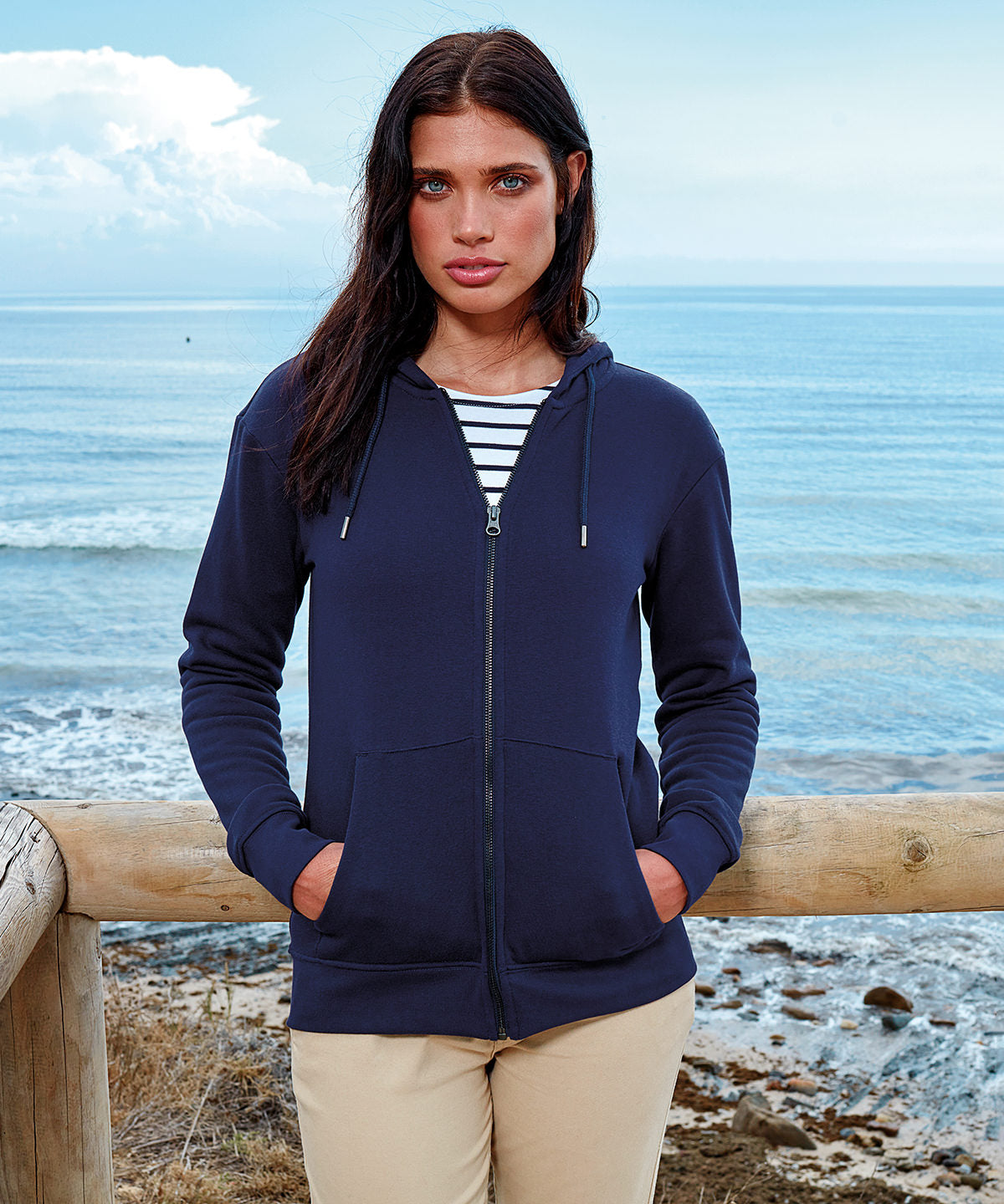 Hettupeysur - Women's Zip-through Organic Hoodie