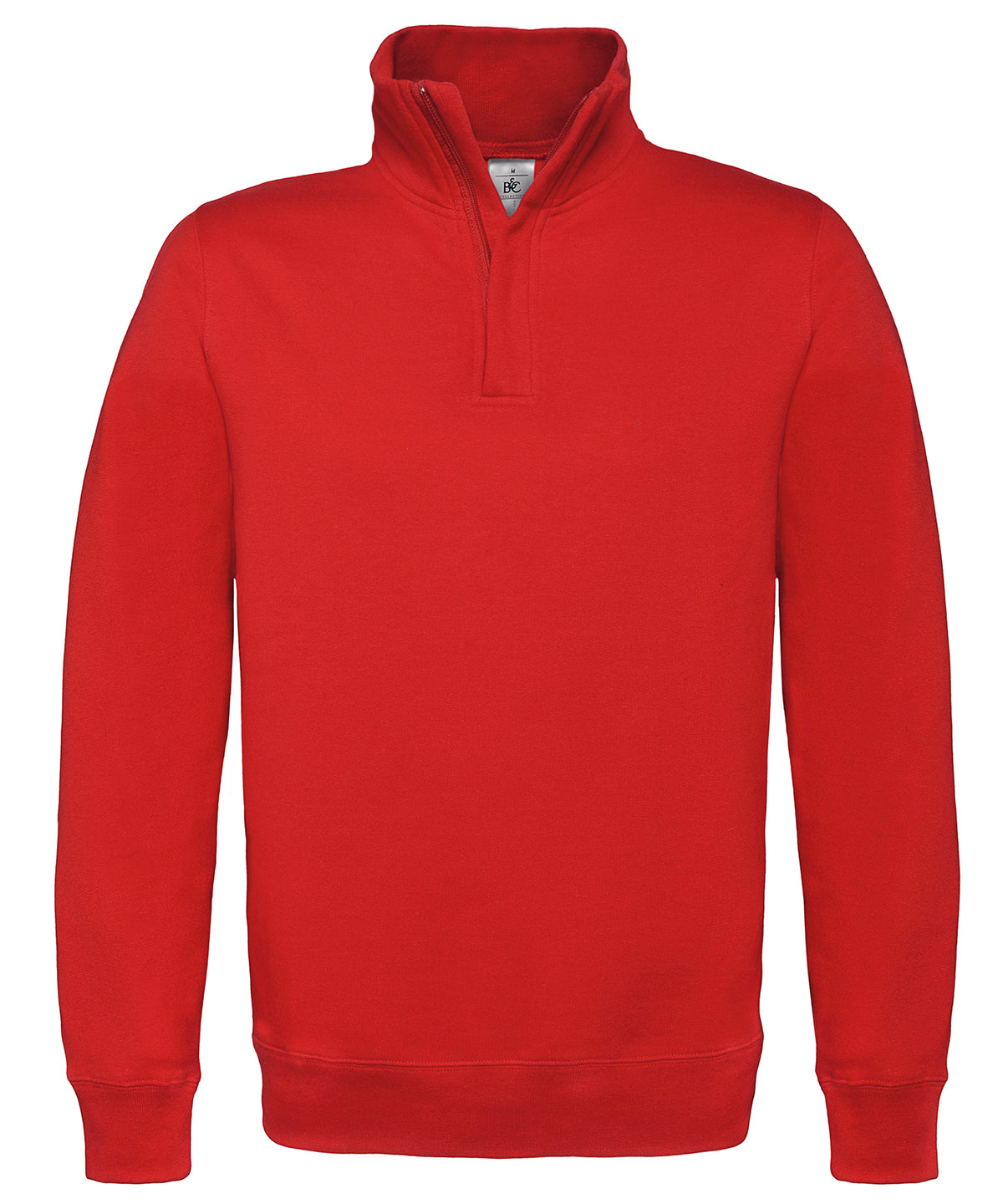 Háskólapeysur - B&C ID.004 ¼ Zip Sweatshirt