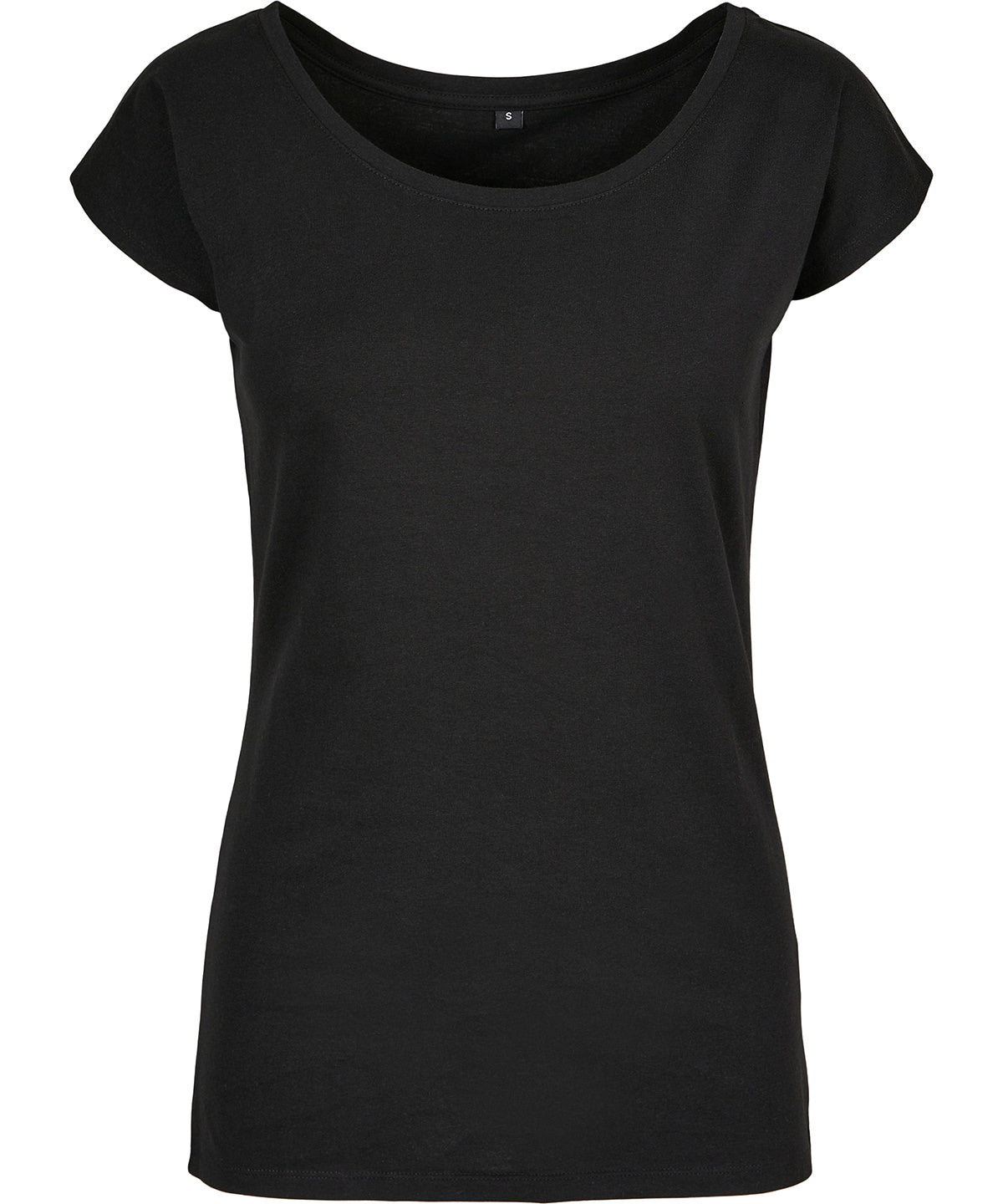 Stuttermabolir - Women's Wide Neck Tee