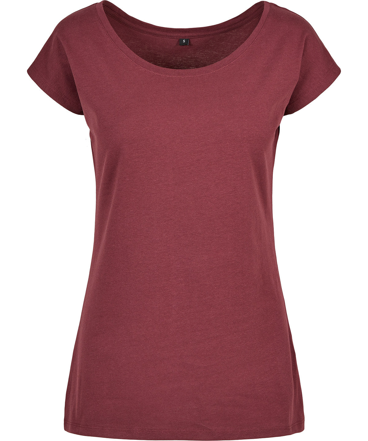 Stuttermabolir - Women's Wide Neck Tee