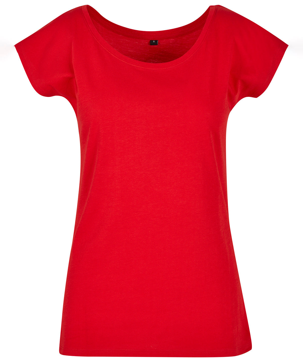 Stuttermabolir - Women's Wide Neck Tee