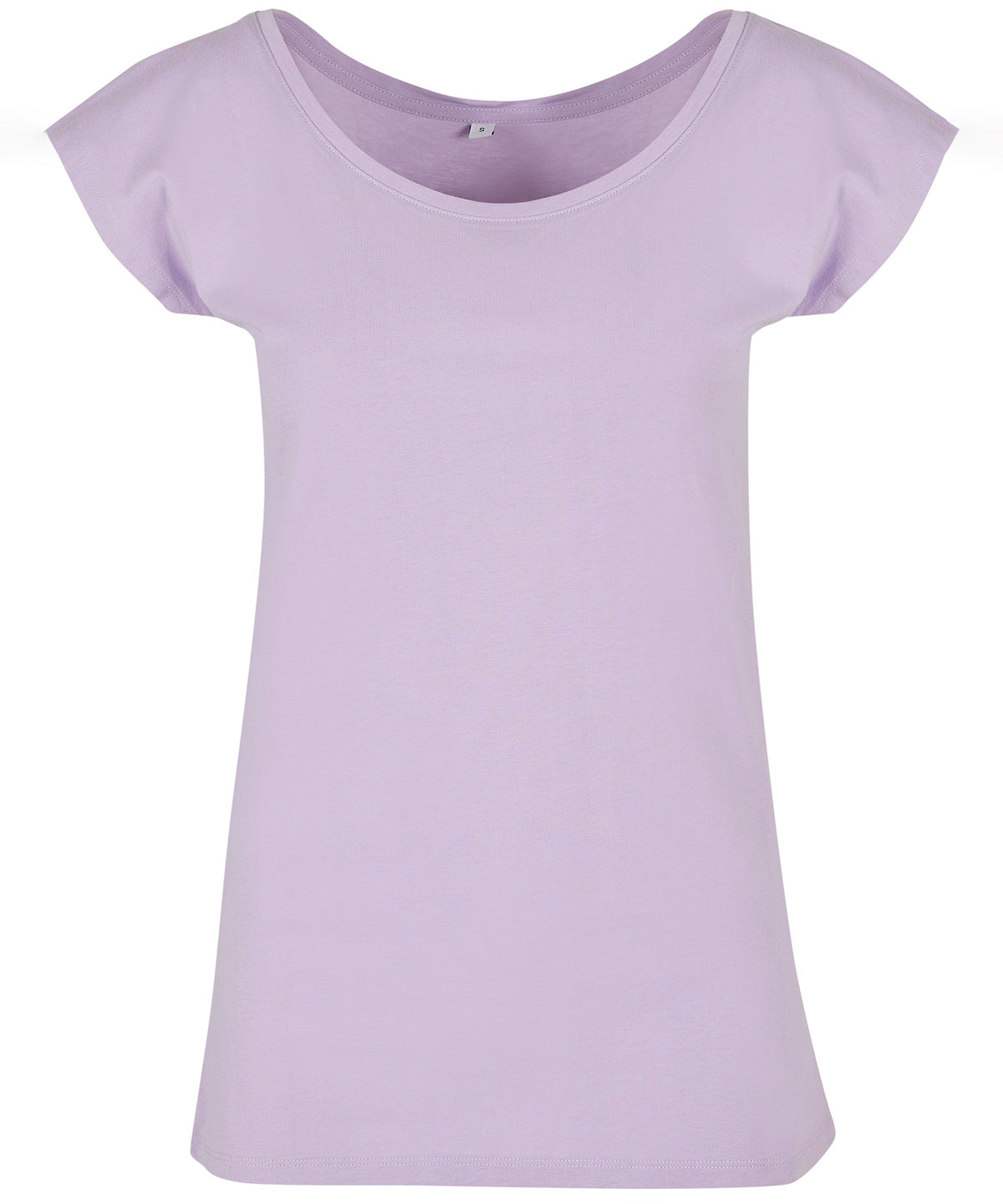 Stuttermabolir - Women's Wide Neck Tee