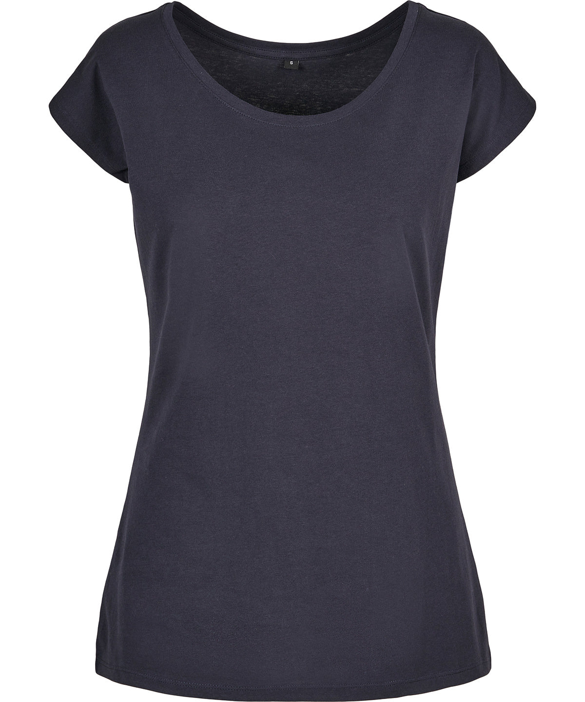 Stuttermabolir - Women's Wide Neck Tee