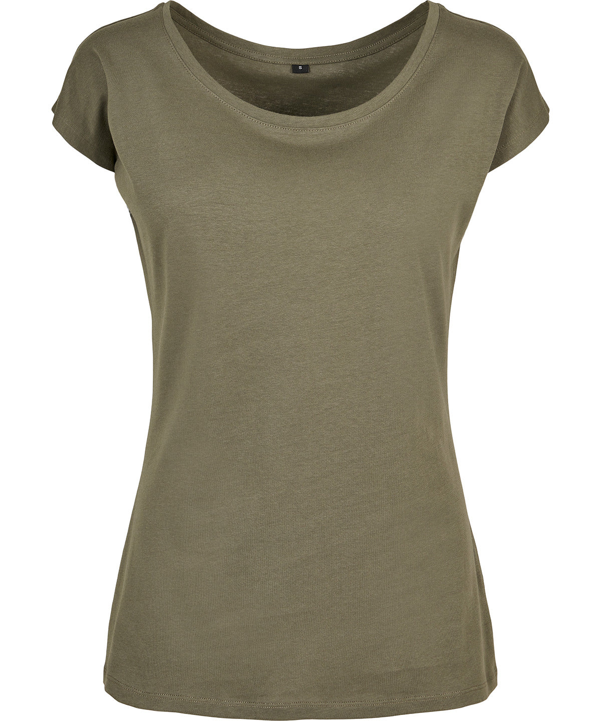 Stuttermabolir - Women's Wide Neck Tee