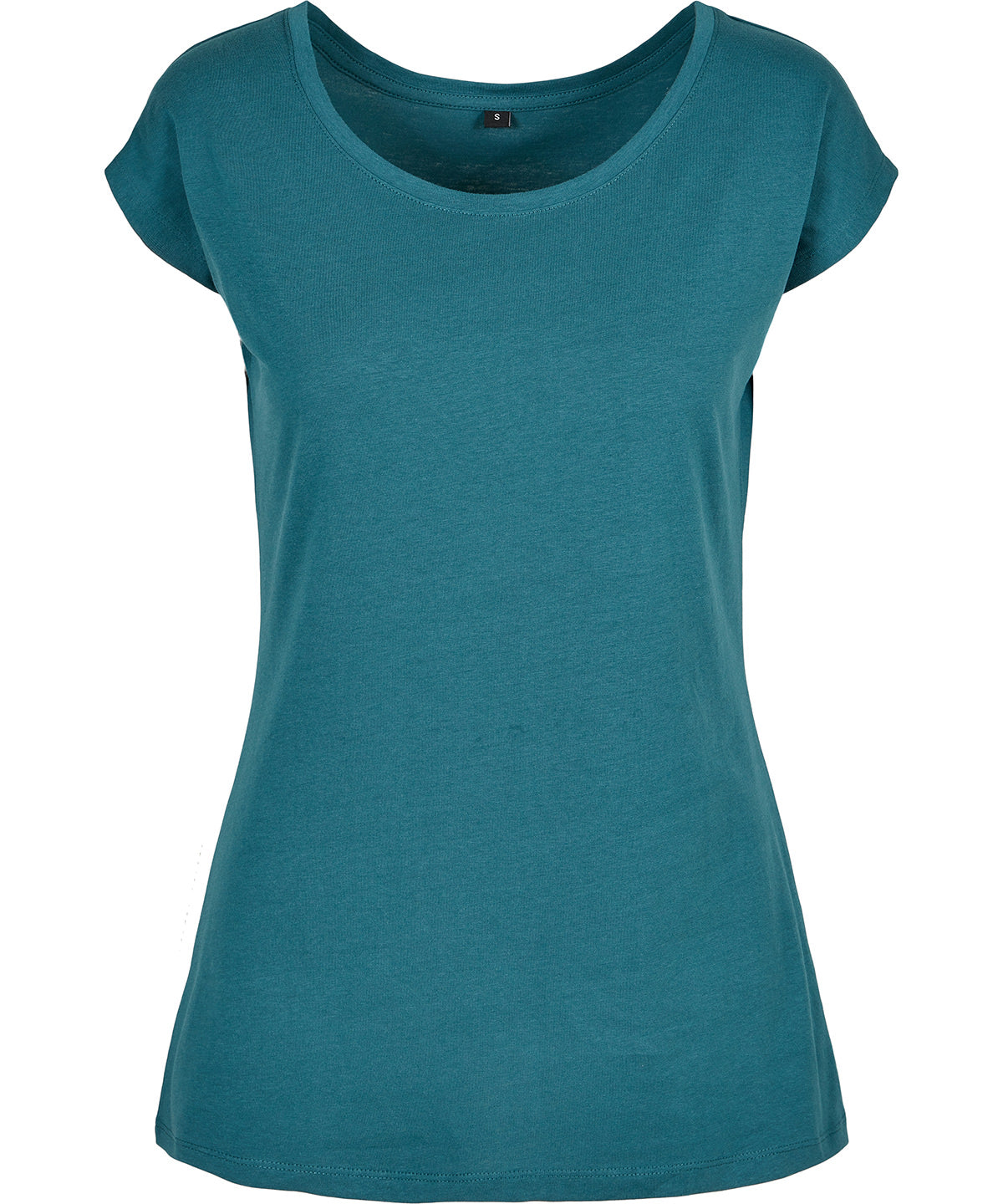 Stuttermabolir - Women's Wide Neck Tee
