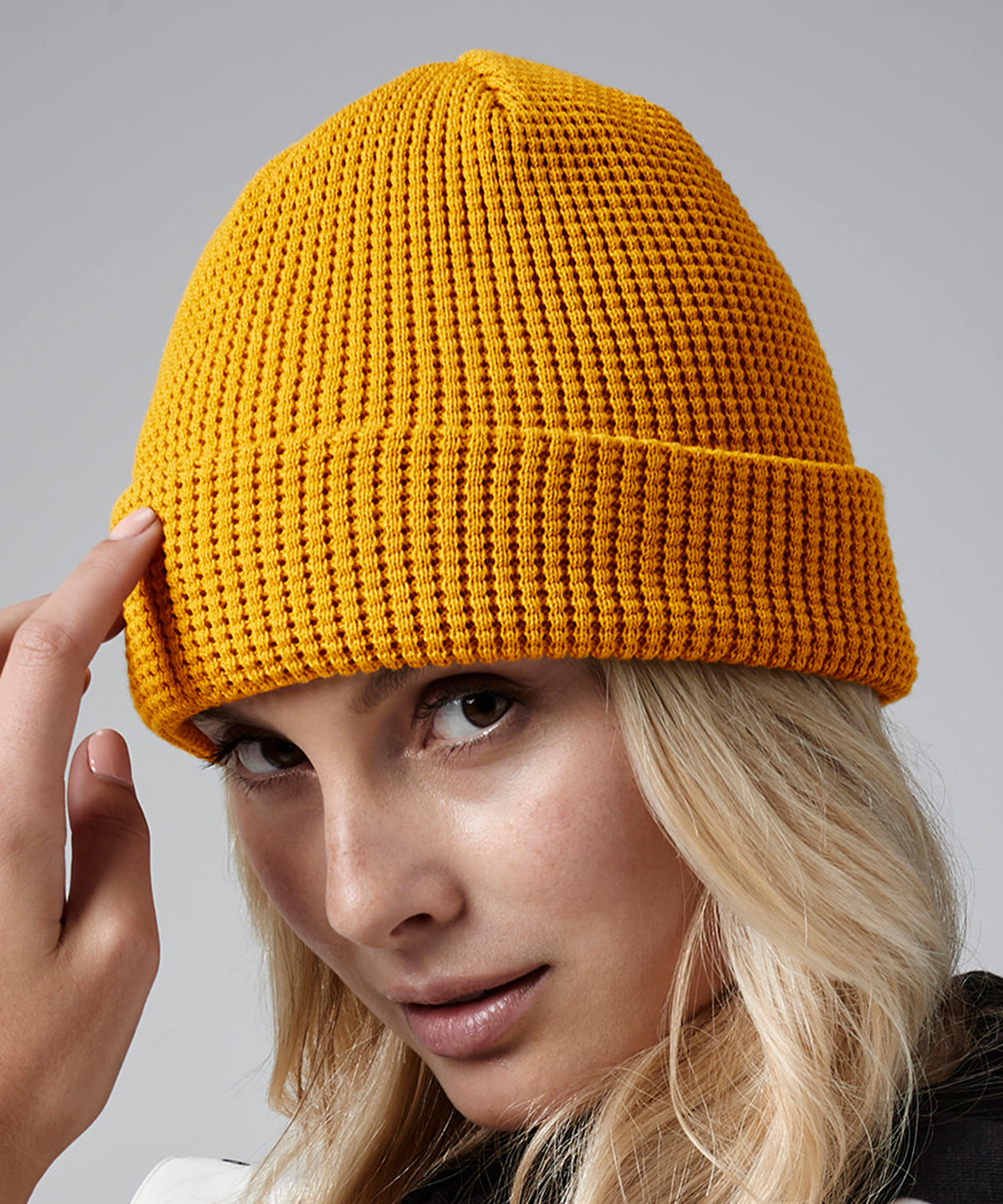 Húfur - Organic Cotton Waffle Beanie