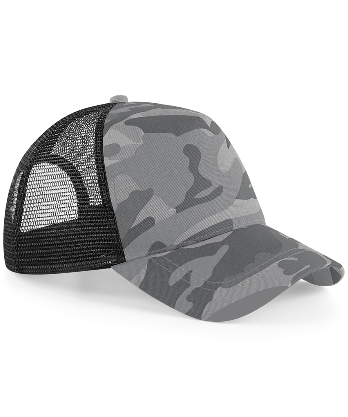 Húfur - Camo Snapback Trucker