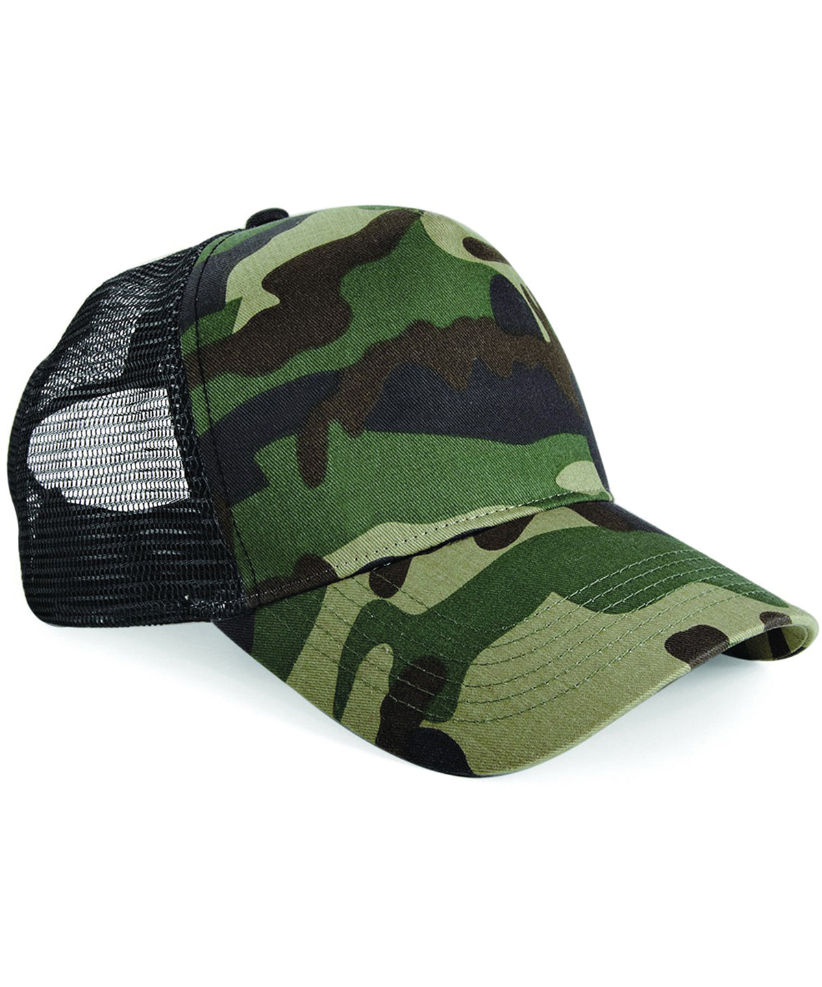 Húfur - Camo Snapback Trucker
