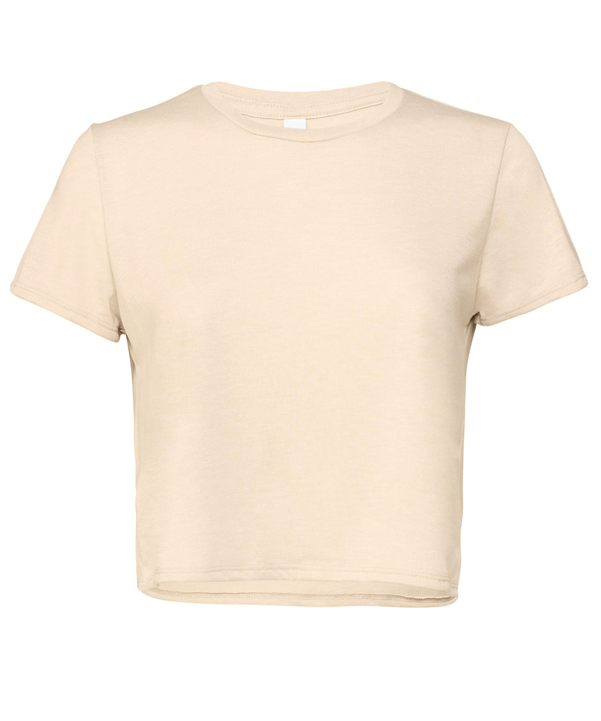 Stuttermabolir - Women's Flowy Cropped Tee