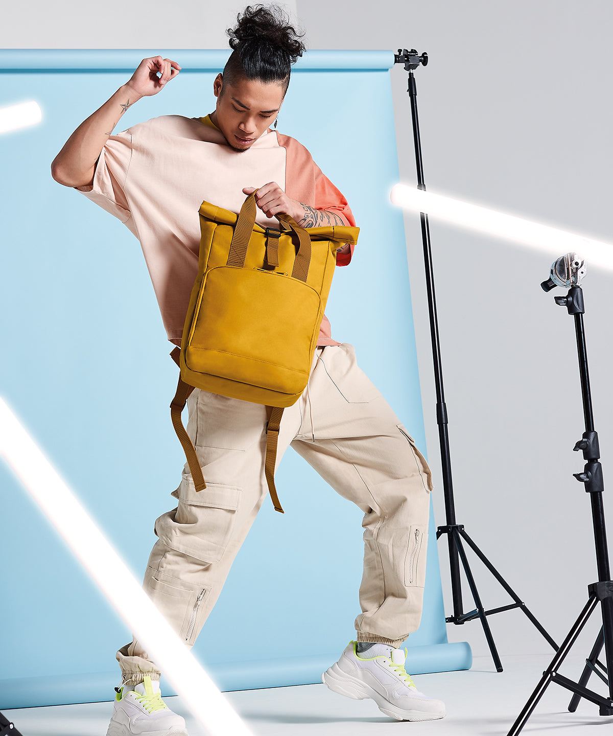 Töskur - Twin Handle Roll-top Backpack