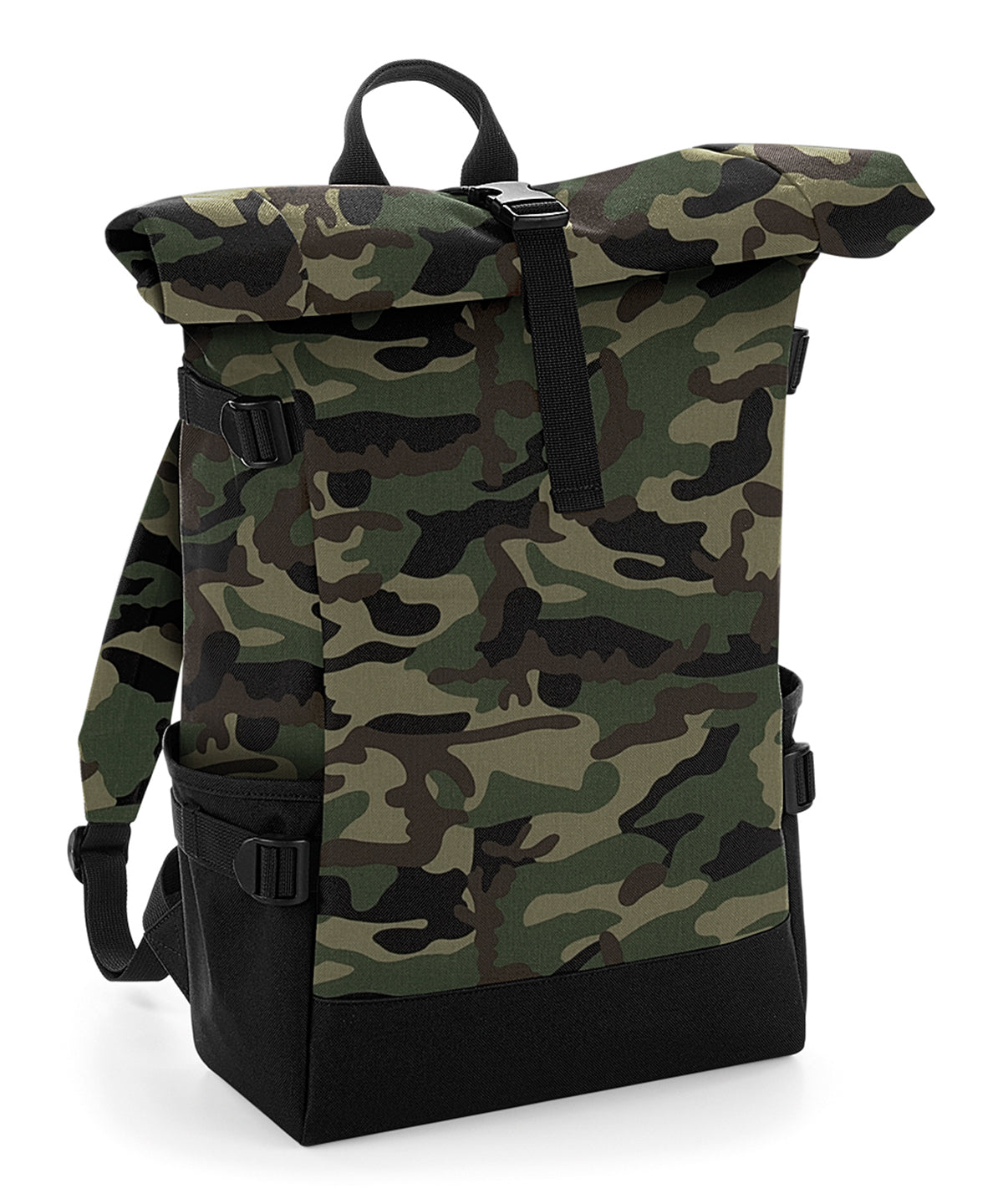 Töskur - Block Roll-top Backpack