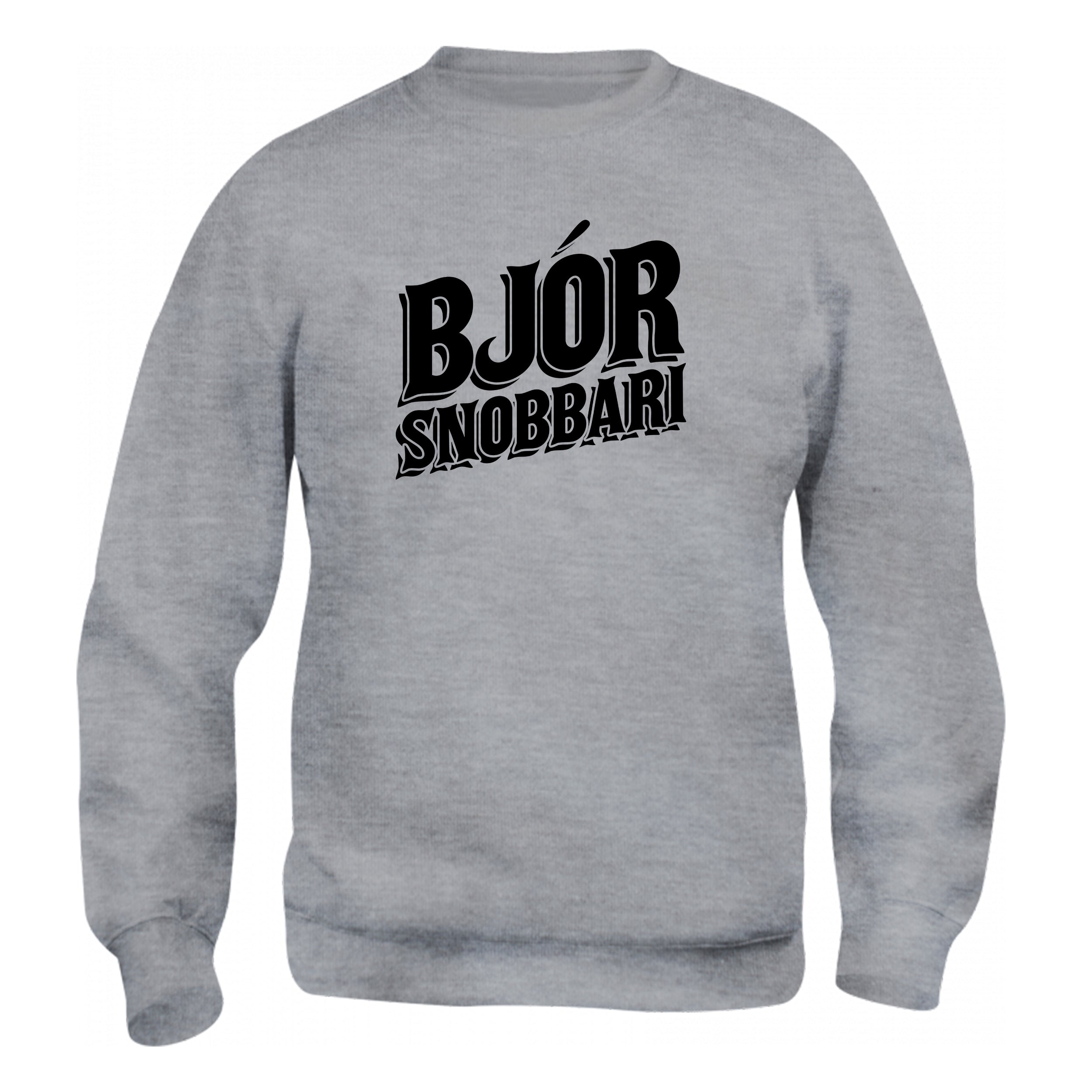 BJÓR-SNOBBARI - Peysa - Grá