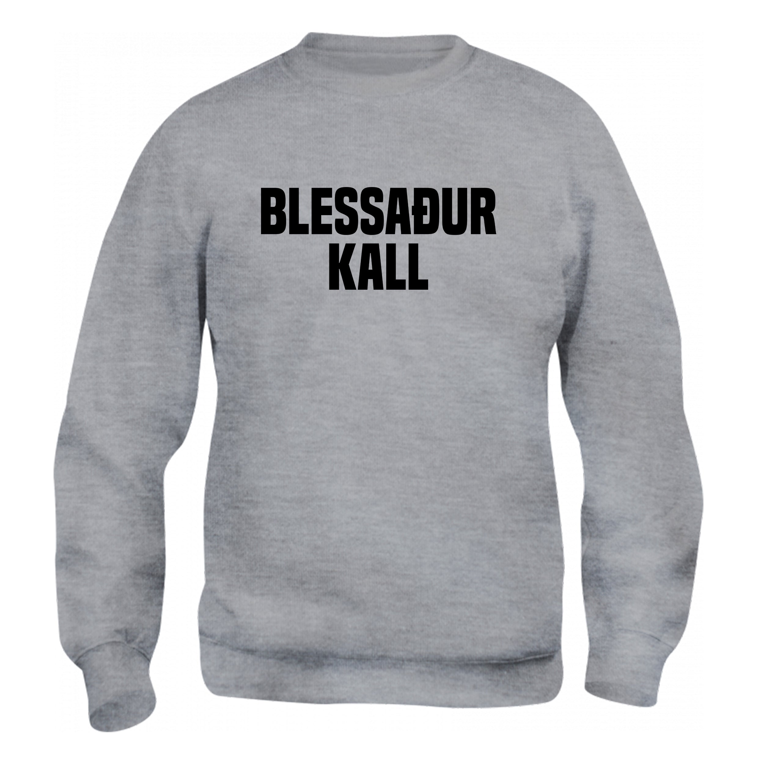 BLESSAÐUR KALL - Peysa - Grá