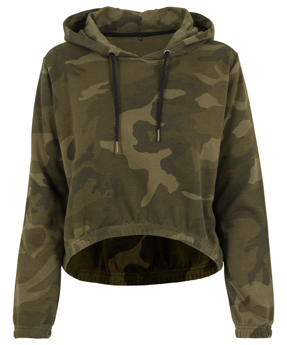 Hettupeysur - Women's Camo Cropped Hoodie