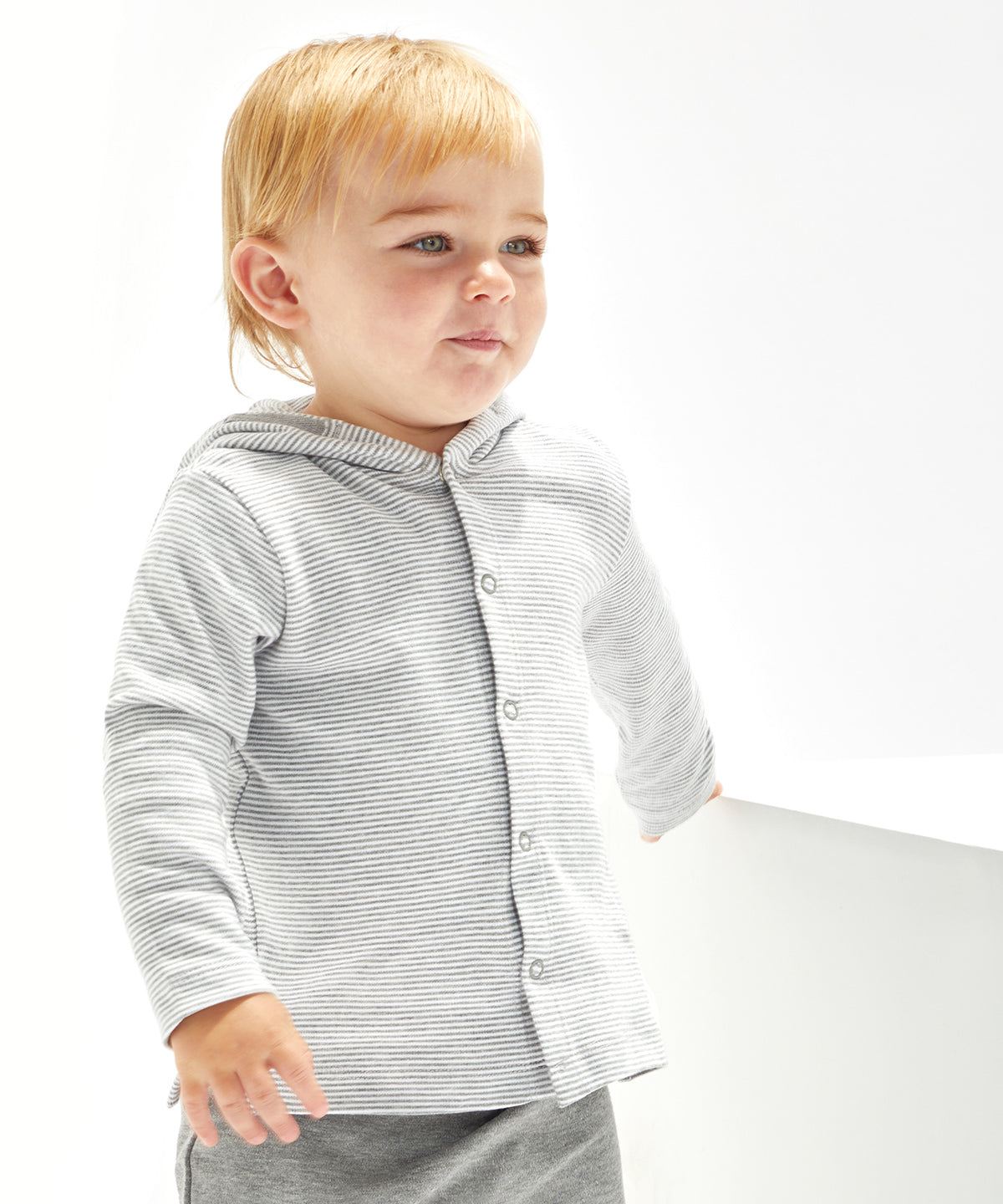 Hettupeysur - Baby Stripy Hooded T