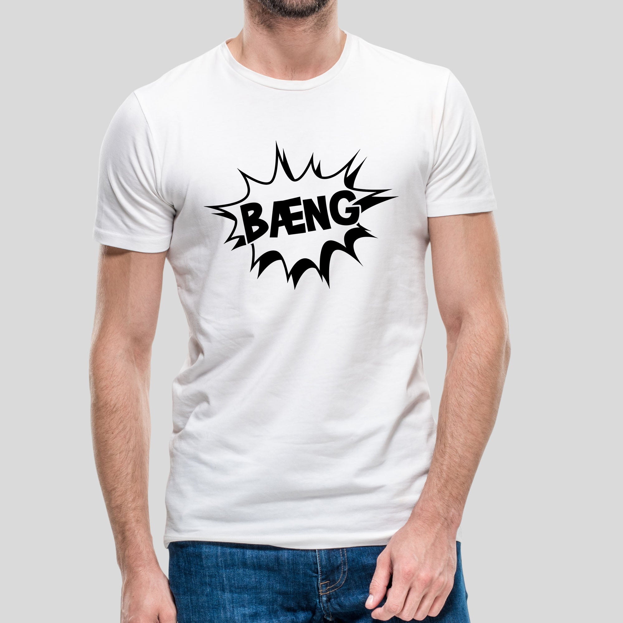 BÆNG - Hvítur bolur