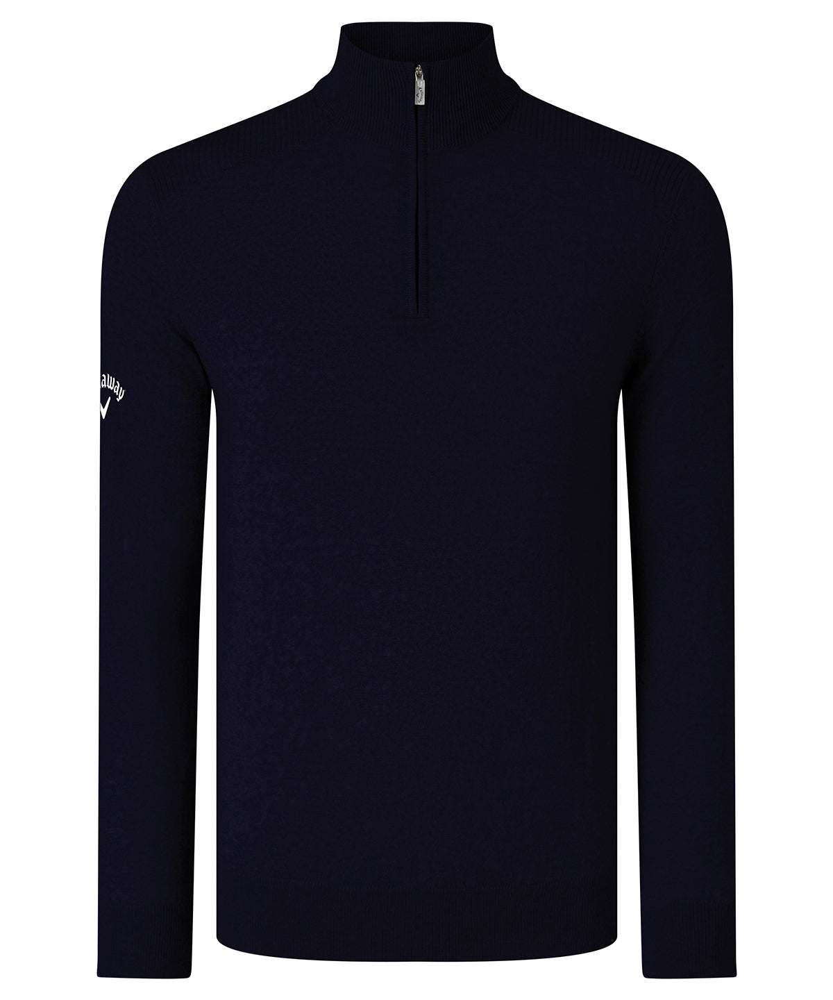Prjónaðar peysur - Ribbed ¼ Zip Merino Sweater