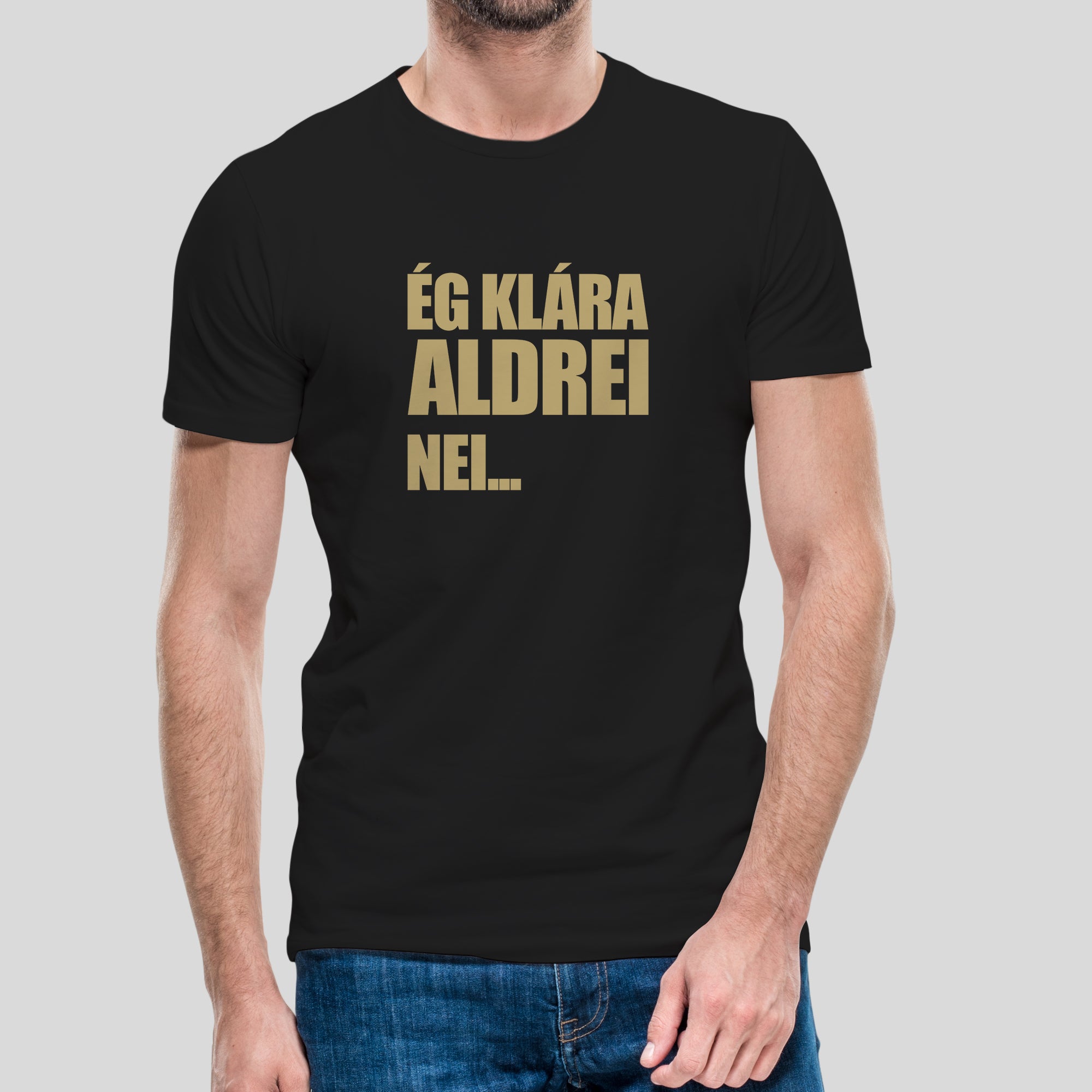 ÉG KLÁRA ALDREI NEI... - Svartur bolur