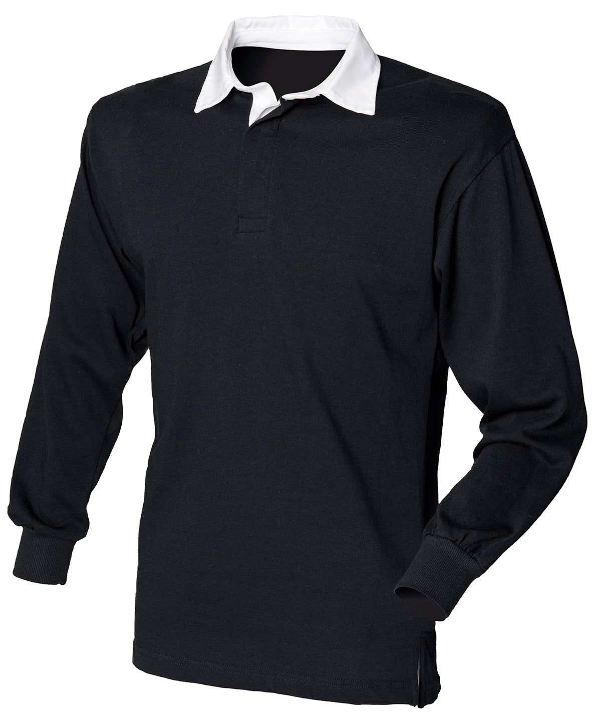 Pólóbolir - Long Sleeve Plain Rugby Shirt