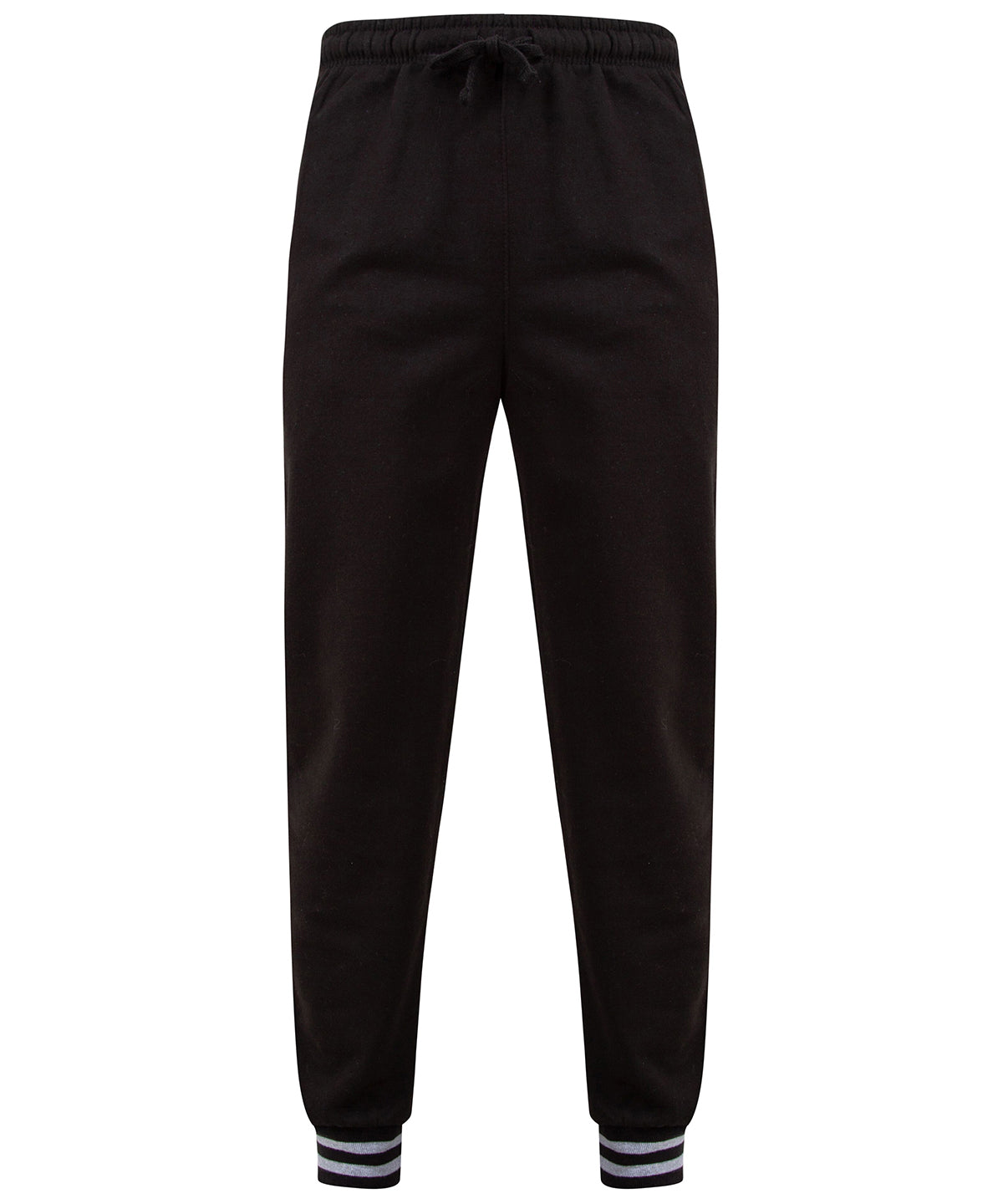 Joggingbuxur - Joggers With Striped Cuffs