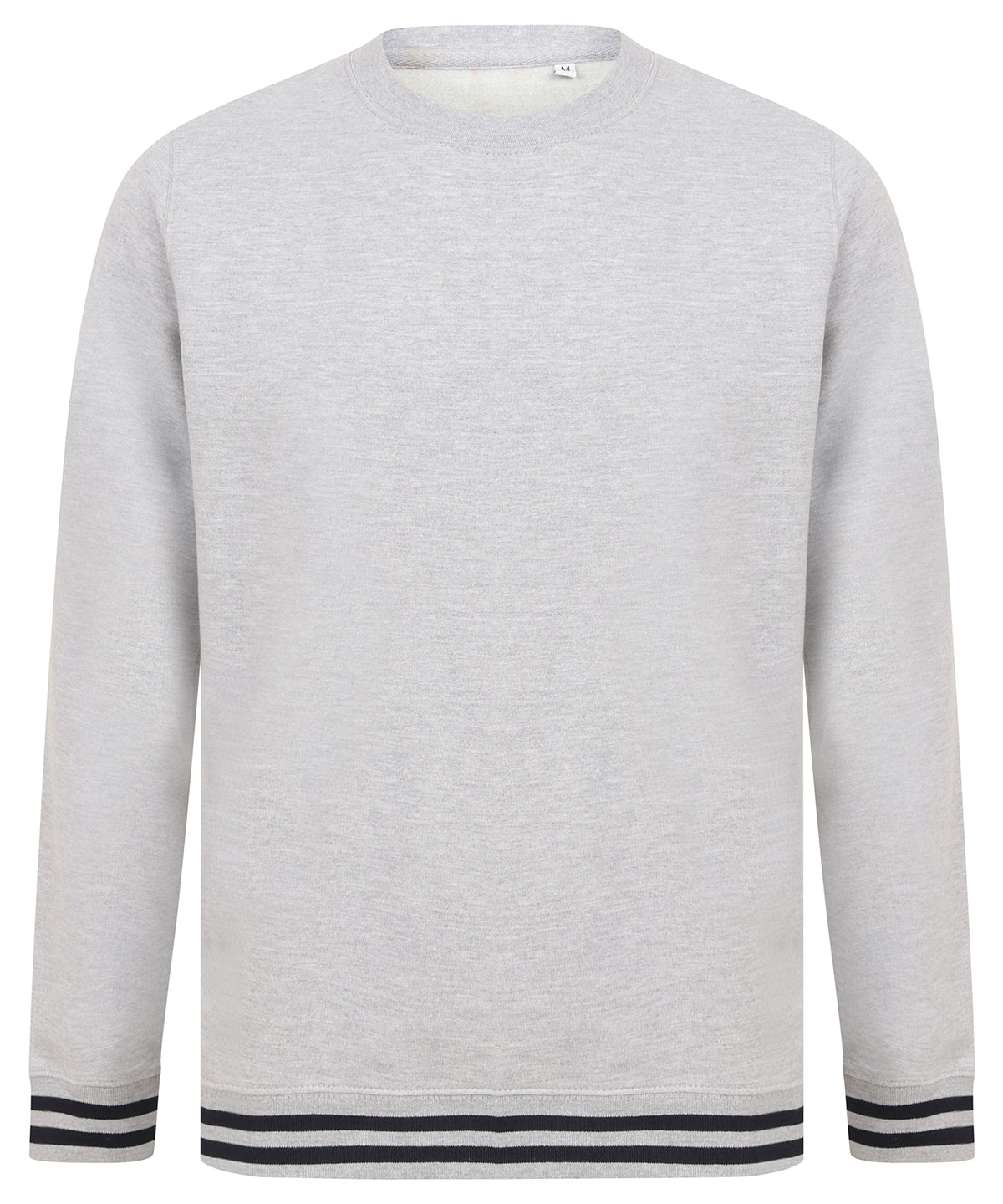 Háskólapeysur - Sweatshirt With Striped Cuffs