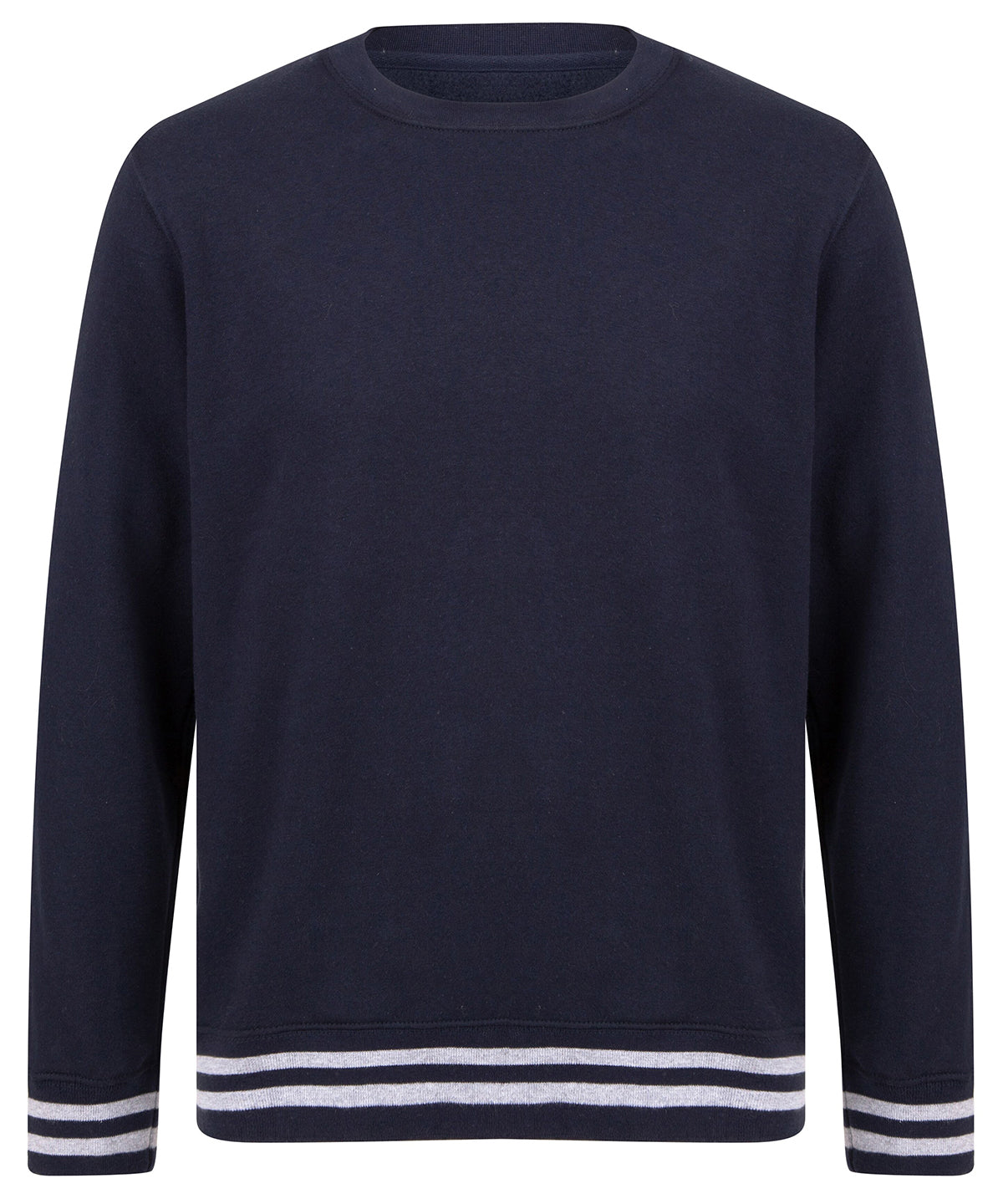 Háskólapeysur - Sweatshirt With Striped Cuffs