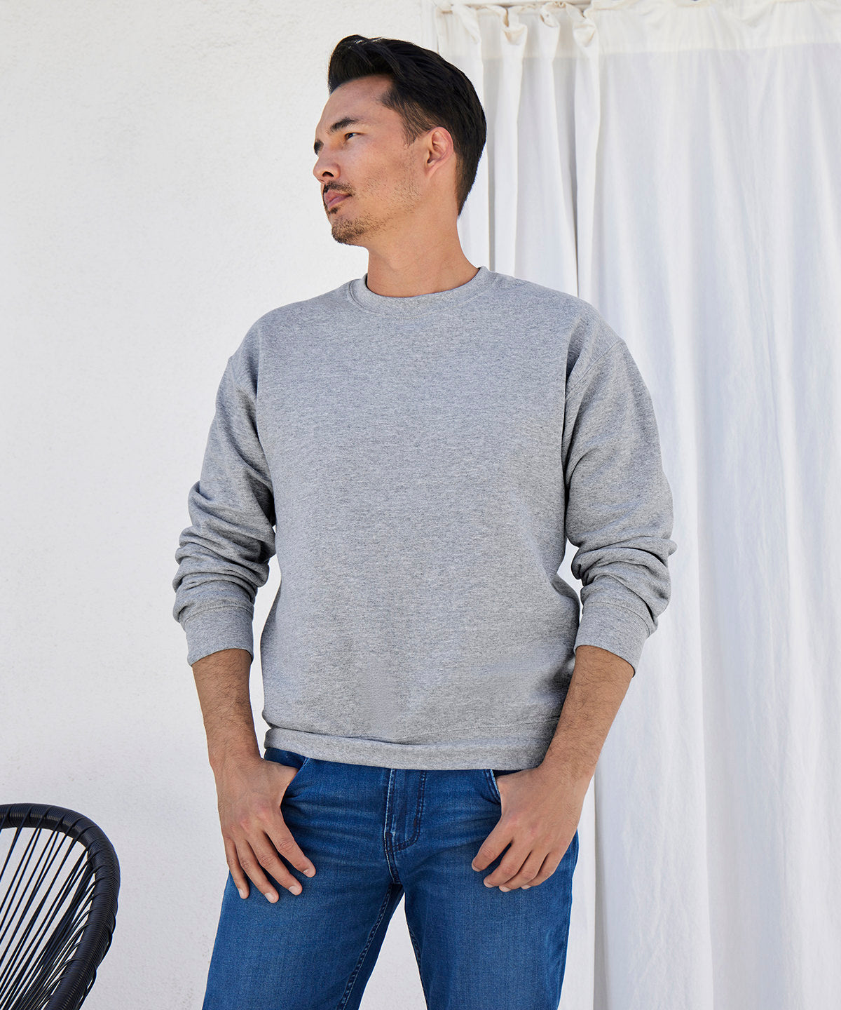 Háskólapeysur - DryBlend® Adult Crew Neck Sweatshirt
