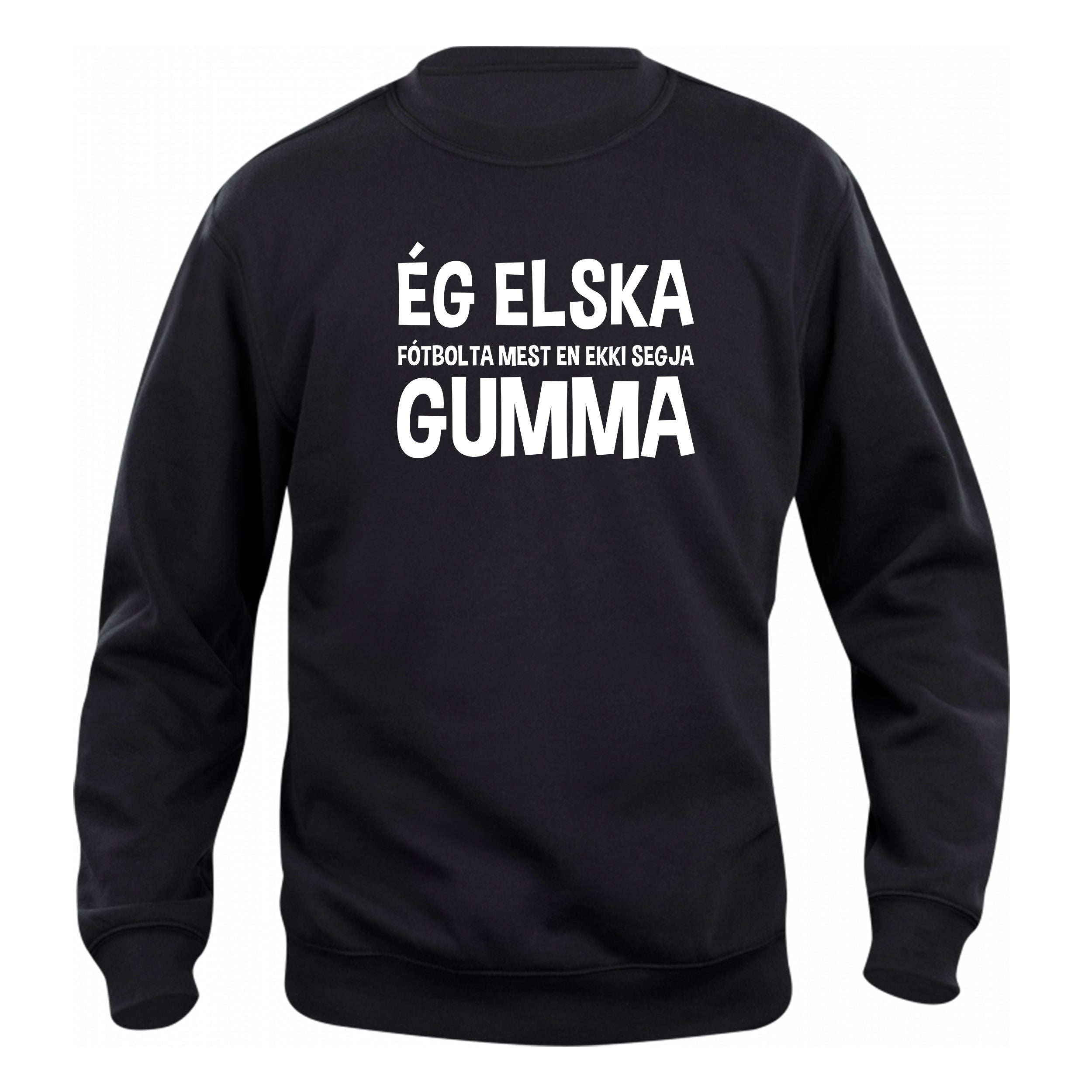 ÉG ELSKA MEST (breytilegur texti) - Peysa - Svört