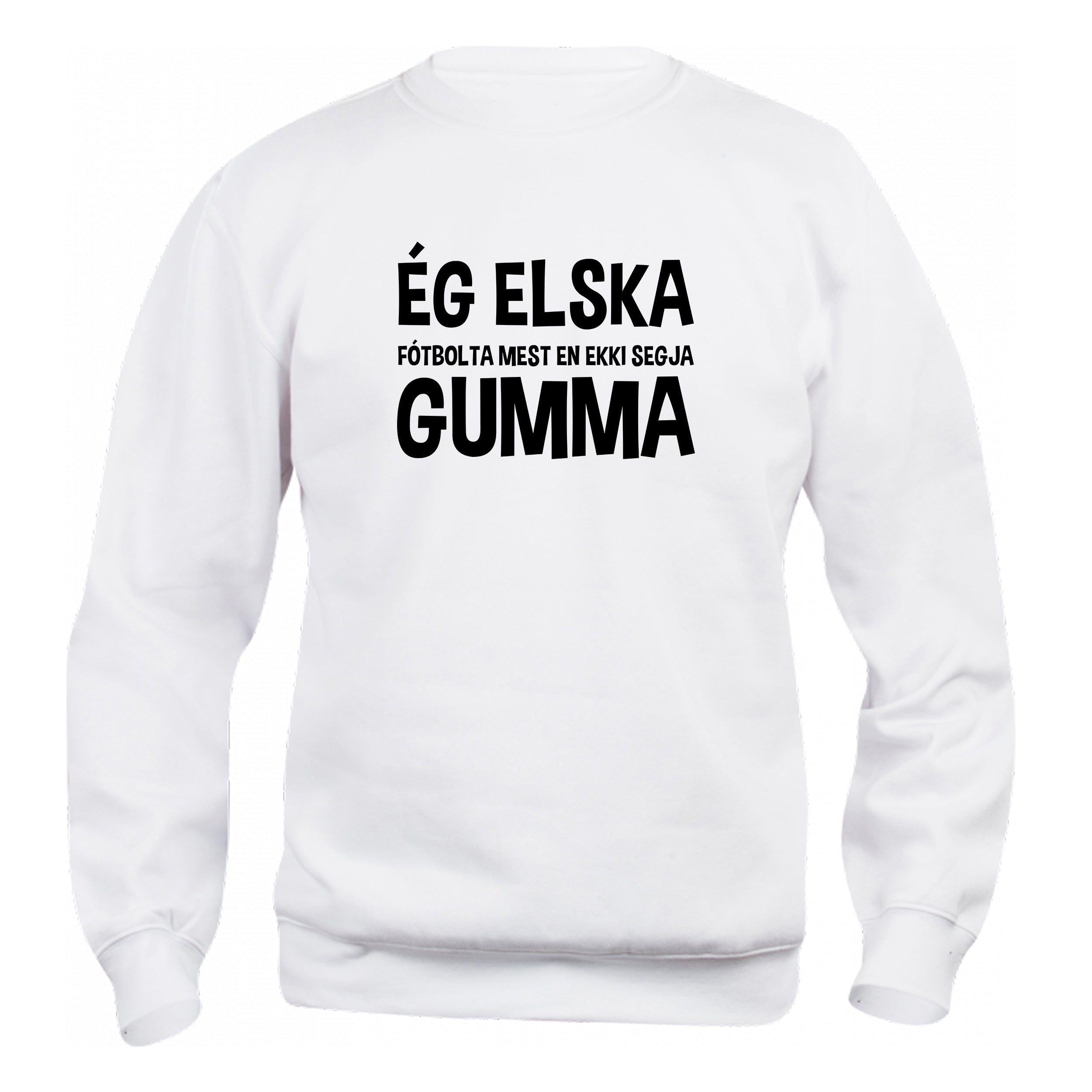 ÉG ELSKA MEST (breytilegur texti) - Peysa - Hvít