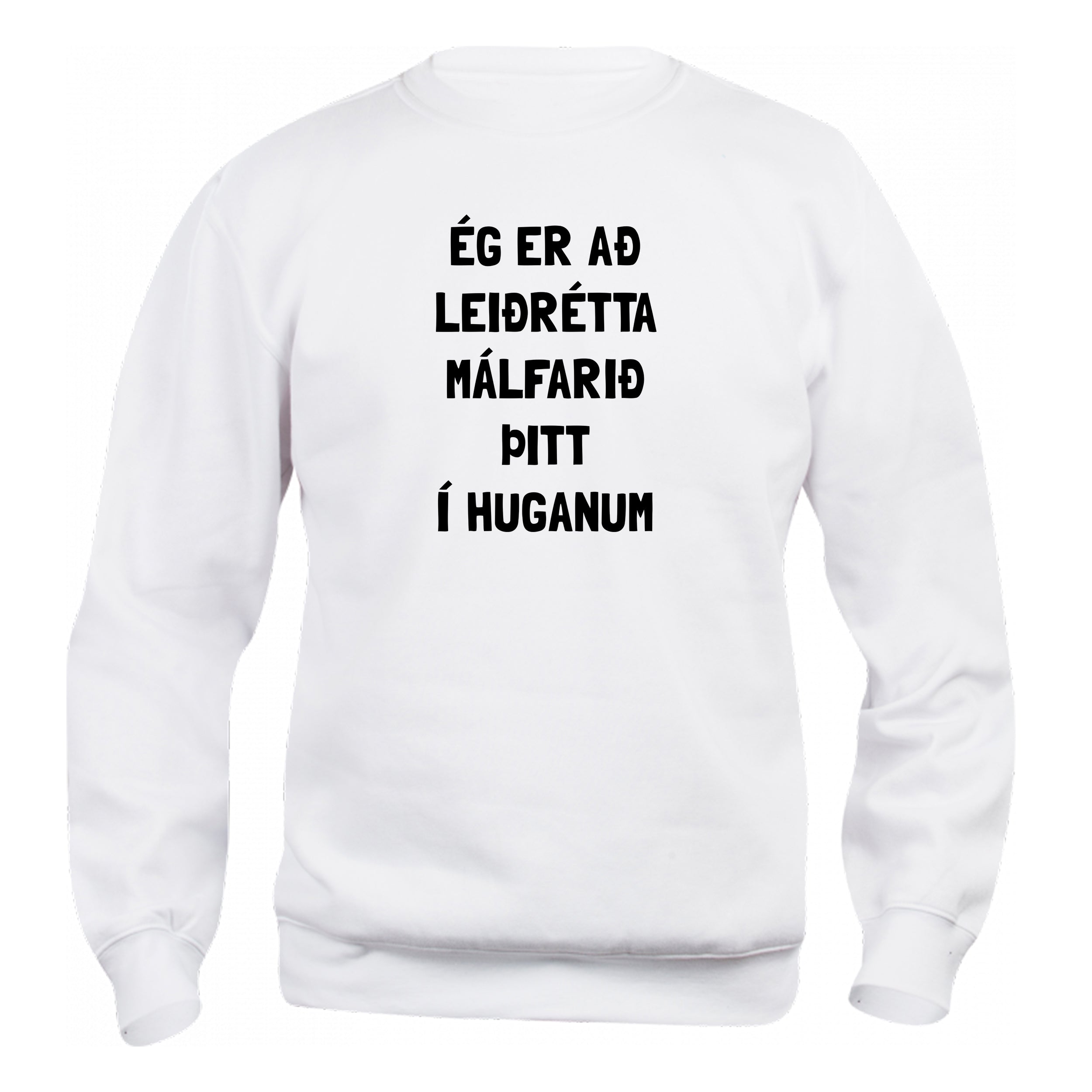 ÉG ER AÐ LEIÐRÉTTA - Peysa - Hvít