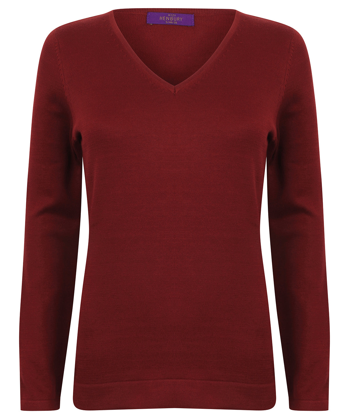 Prjónaðar peysur - Women's 12 Gauge V-neck Jumper