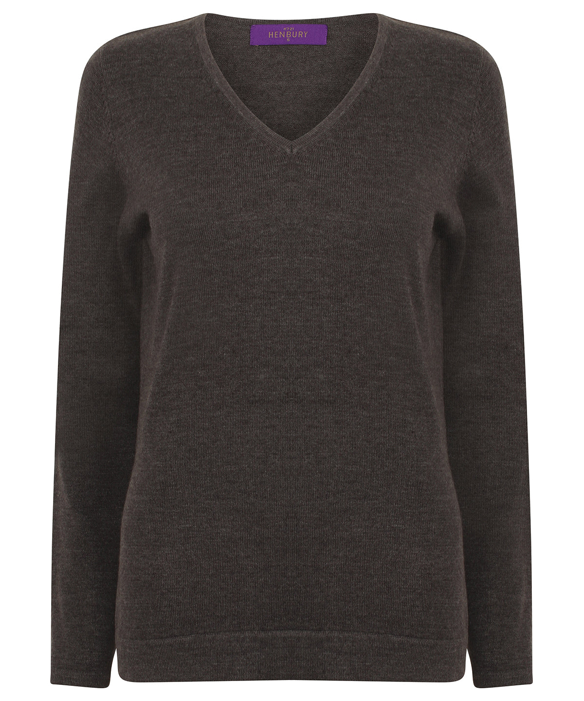 Prjónaðar peysur - Women's 12 Gauge V-neck Jumper
