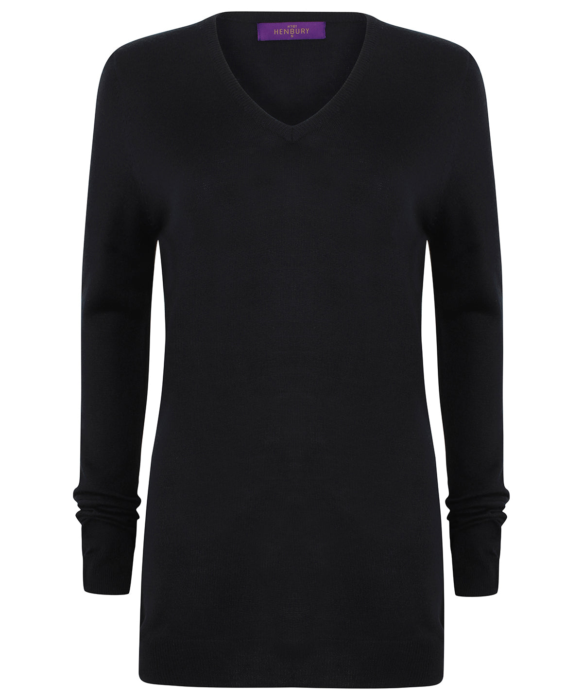 Prjónaðar peysur - Women's Cashmere Touch Acrylic V-neck Jumper