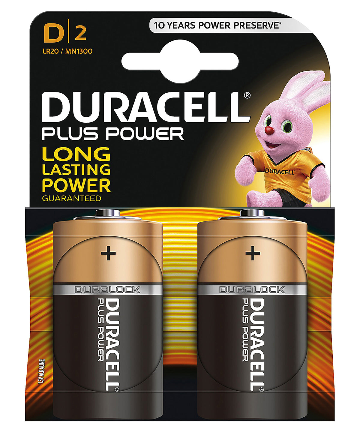 Rafhlöður - Duracell Plus Power D Batteries 2-pack