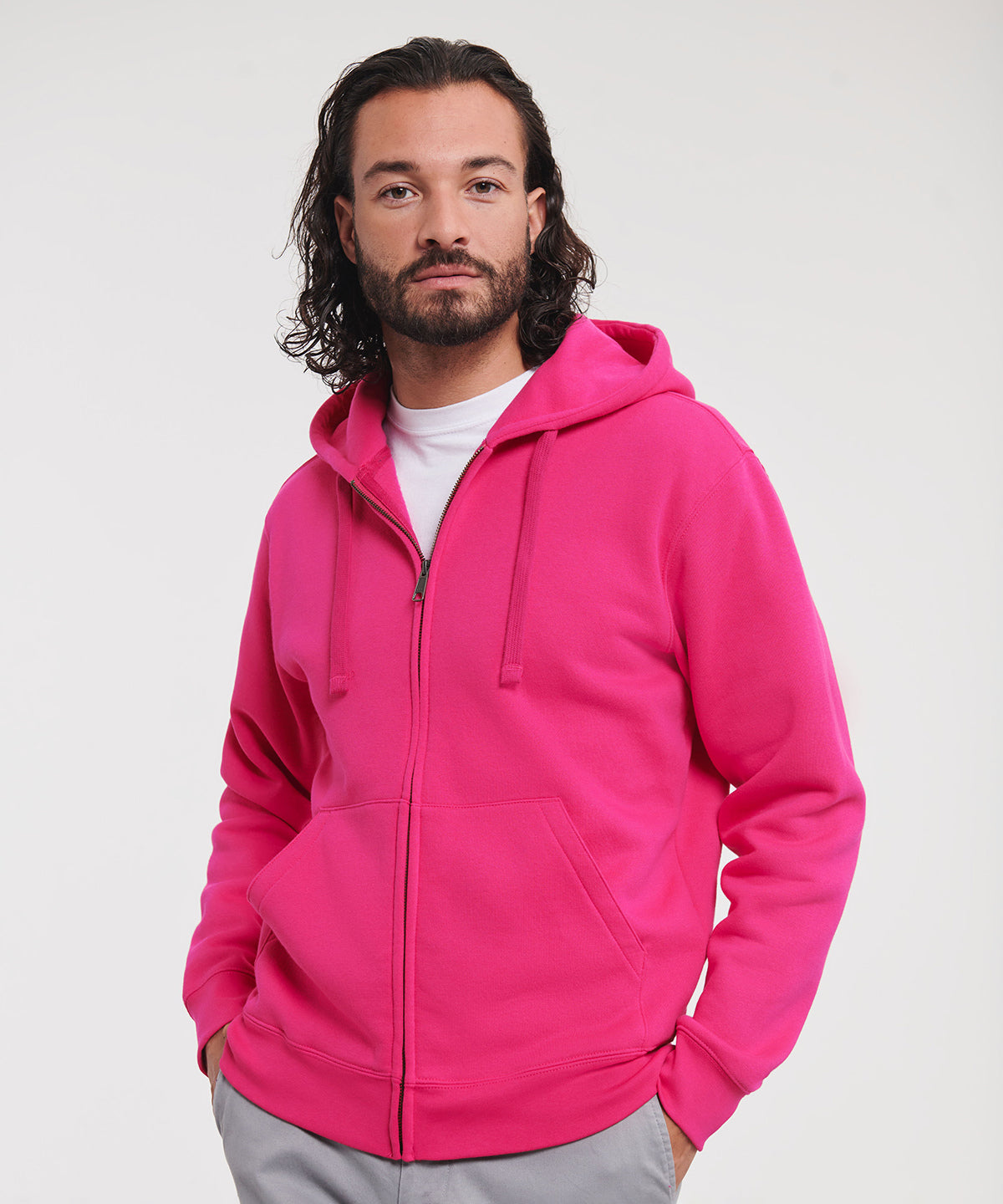 Hettupeysur - Authentic Zipped Hooded Sweat