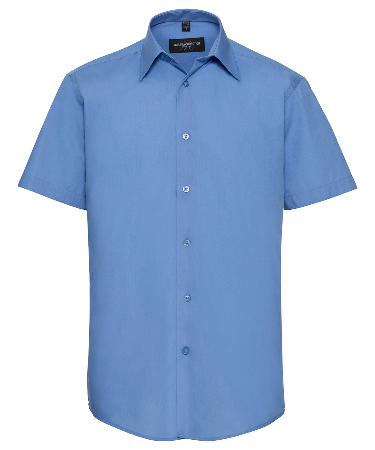 Bolir - Short Sleeve Polycotton Easycare Tailored Poplin Shirt