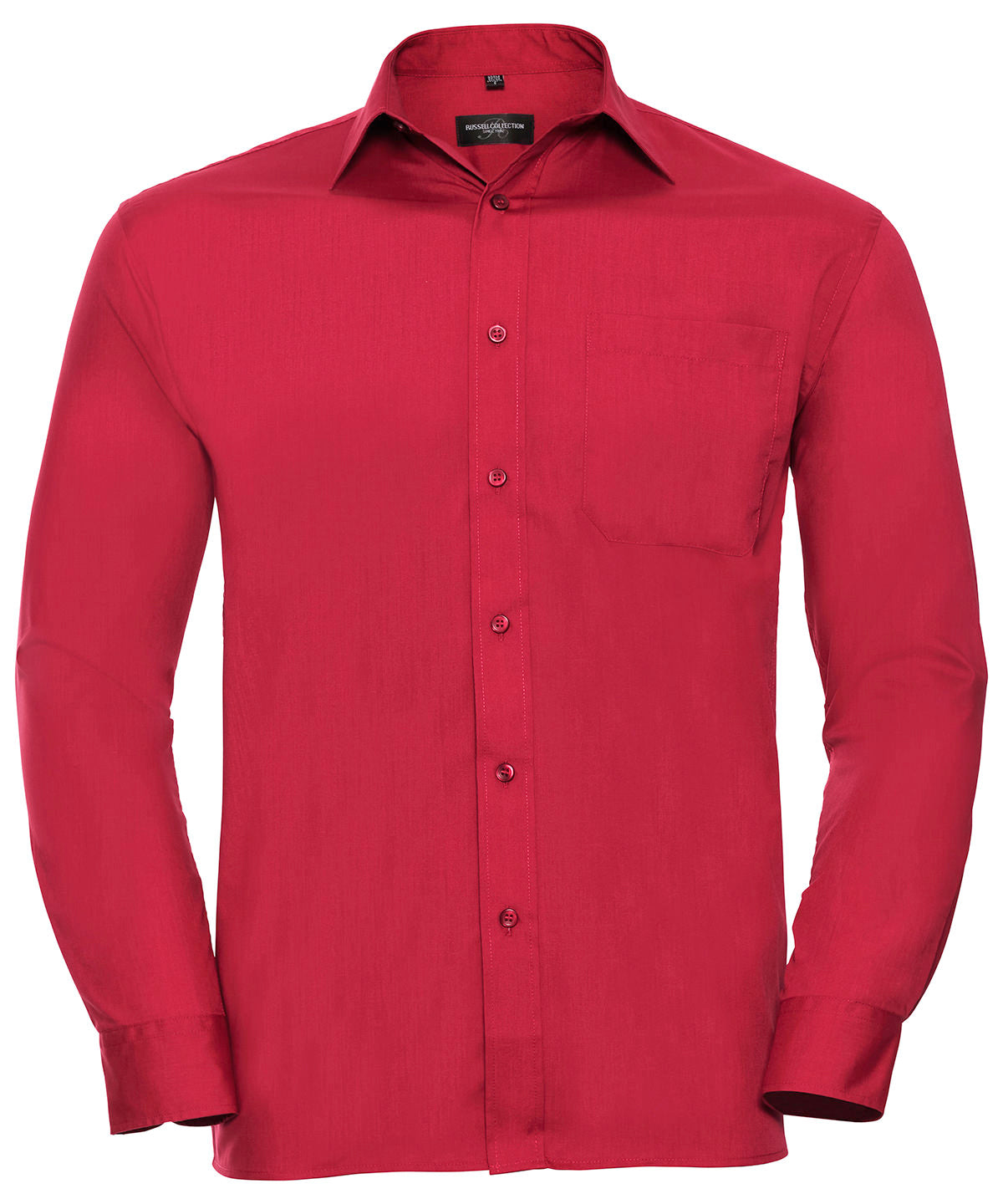 Bolir - Long Sleeve Polycotton Easycare Poplin Shirt