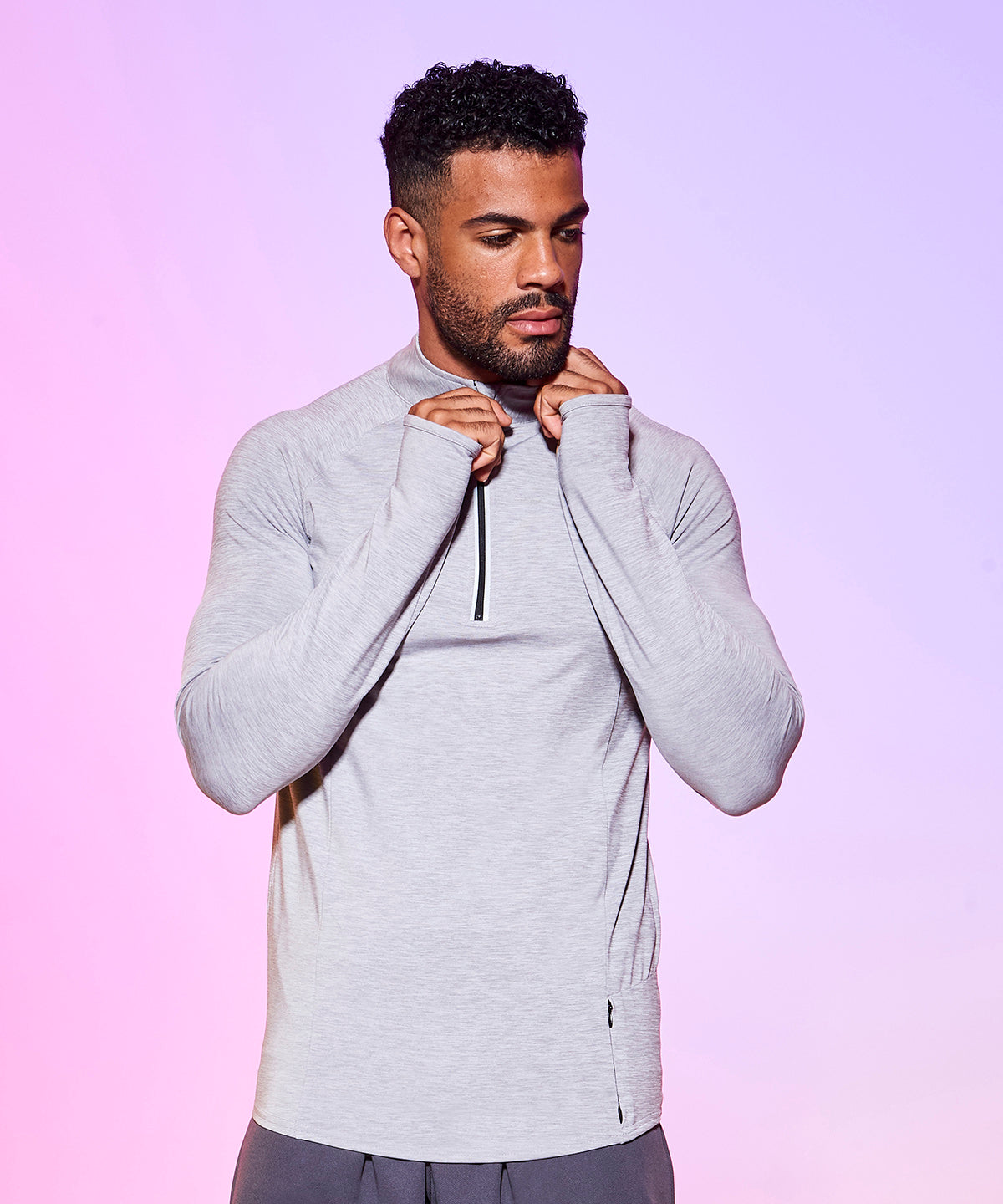 Íþróttatoppar - Cool Flex Long Half-zip Top