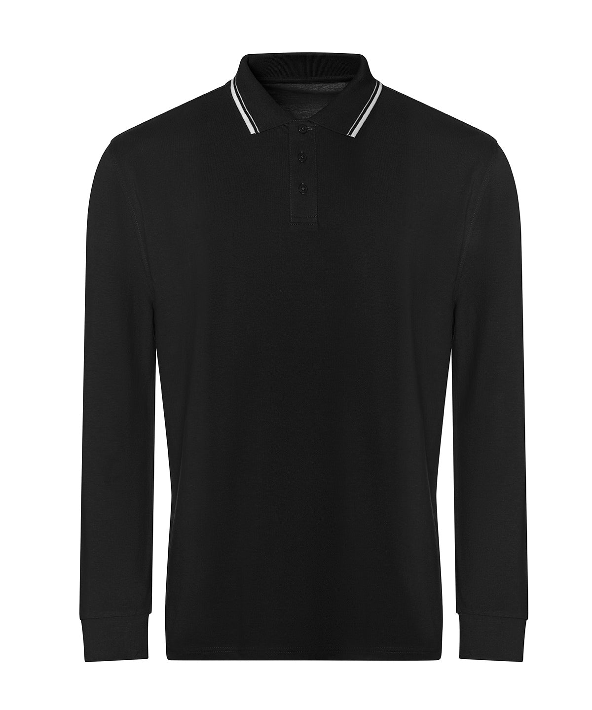 Pólóbolir - Long Sleeve Tipped 100 Polo