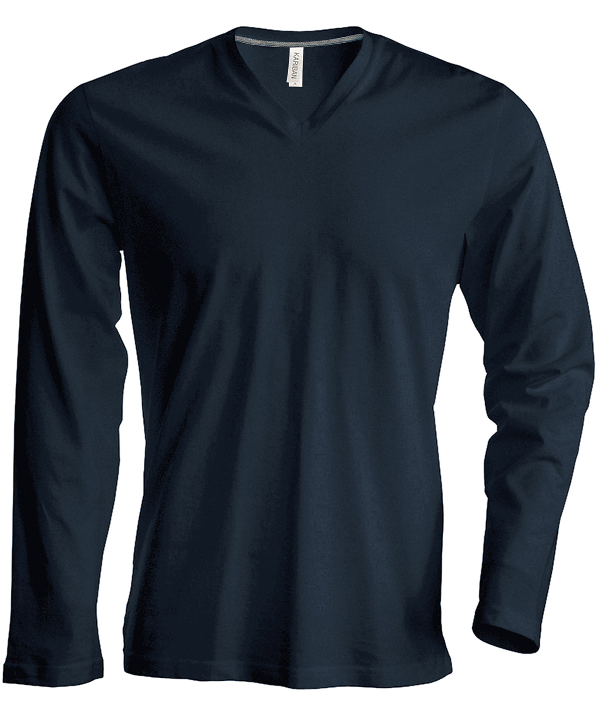 Stuttermabolir - Men's Long-sleeved V-neck T-shirt