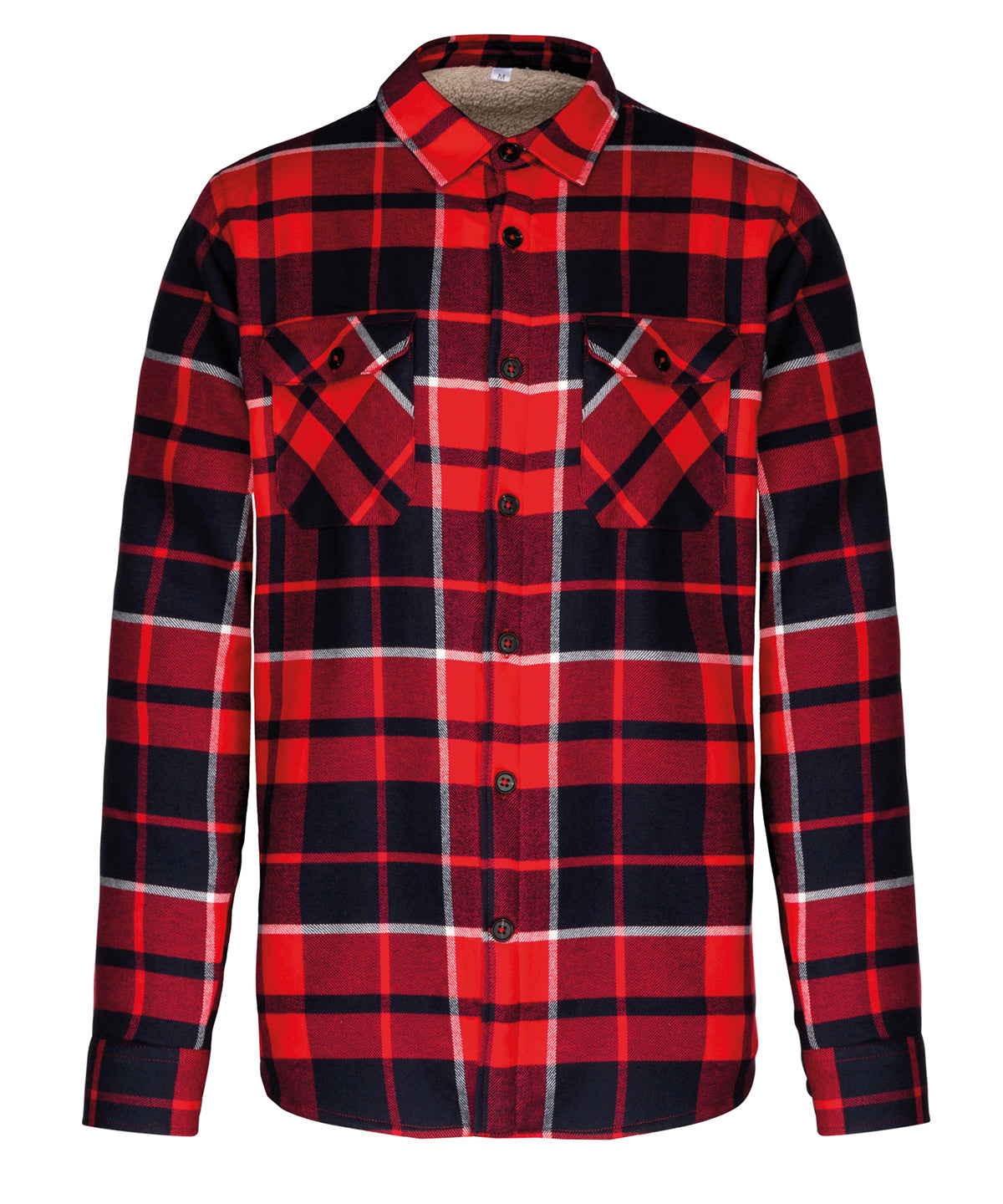 Bolir - Sherpa-lined Checked Shirt Jacket