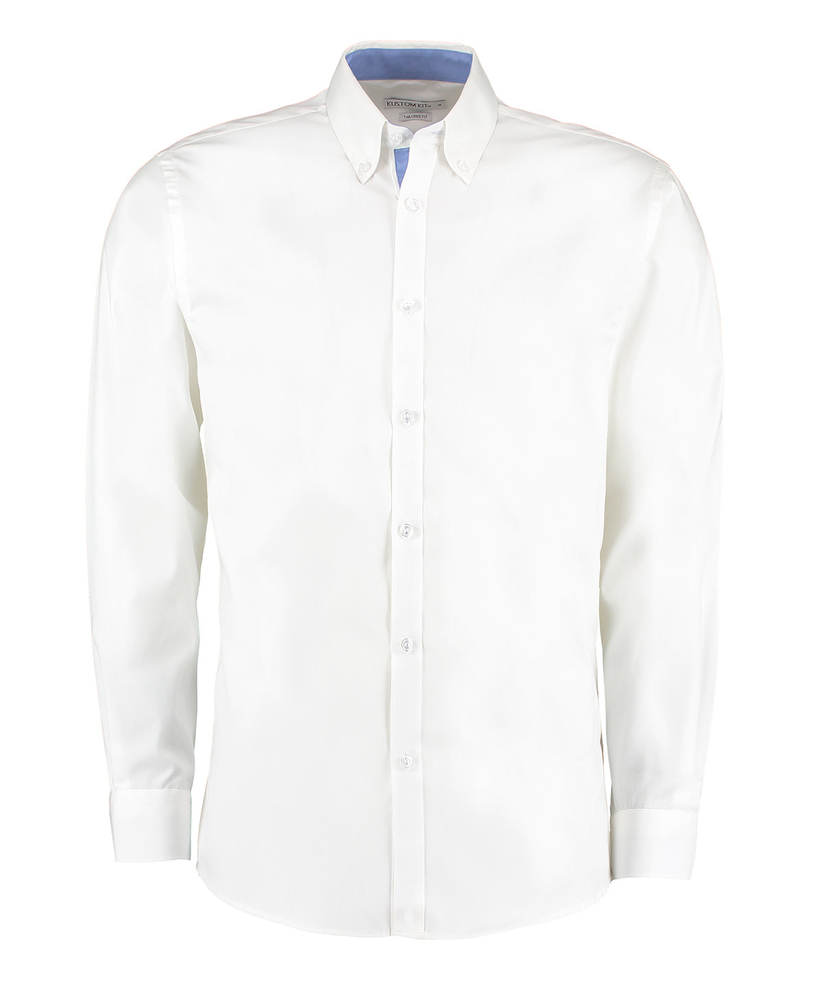 Bolir - Contrast Premium Oxford Shirt (button-down Collar) Long-sleeved (tailored Fit)