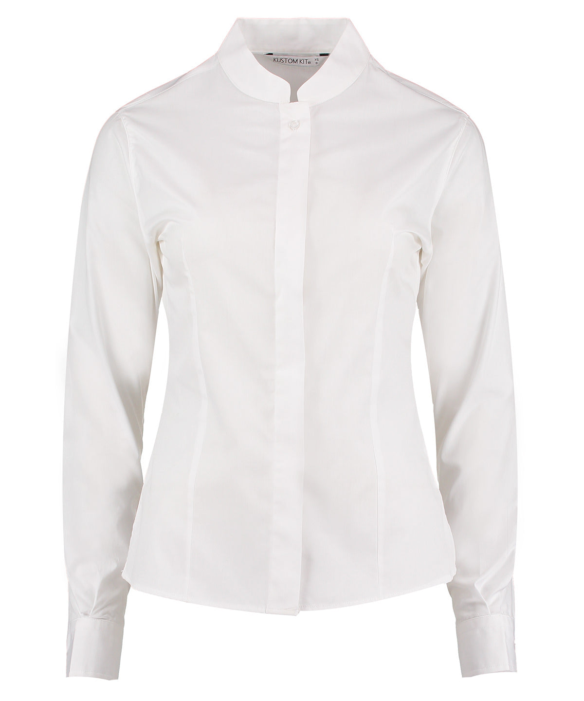 Bolir - Women's Mandarin Collar Shirt Long-sleeved (tailored Fit)