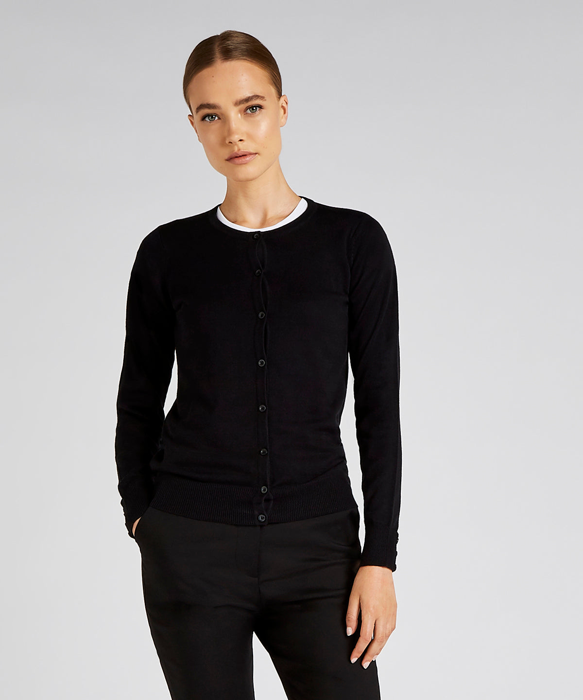 Cardigans - Women's Arundel Crew Neck Cardigan Long Sleeve (classic Fit)