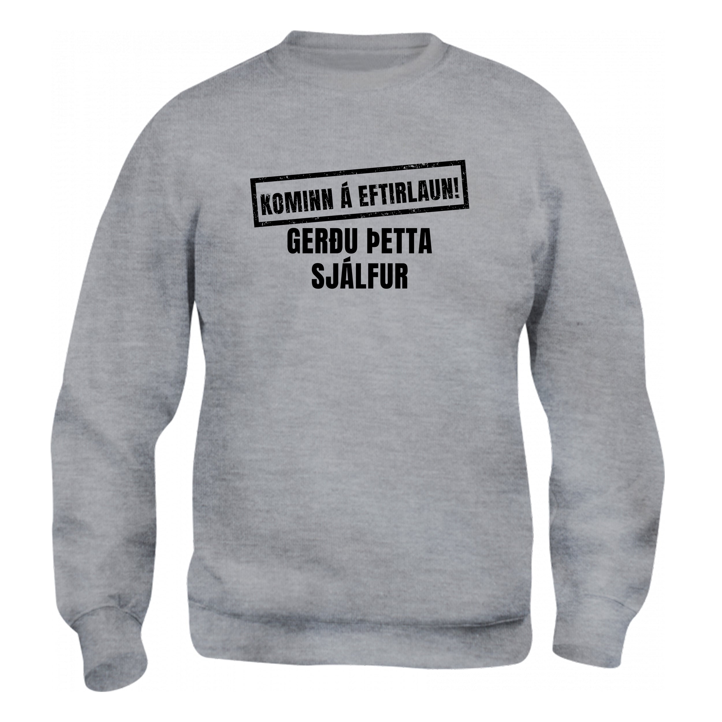 KOMINN Á EFTIRLAUN! SJÁLFUR - Peysa - Grá