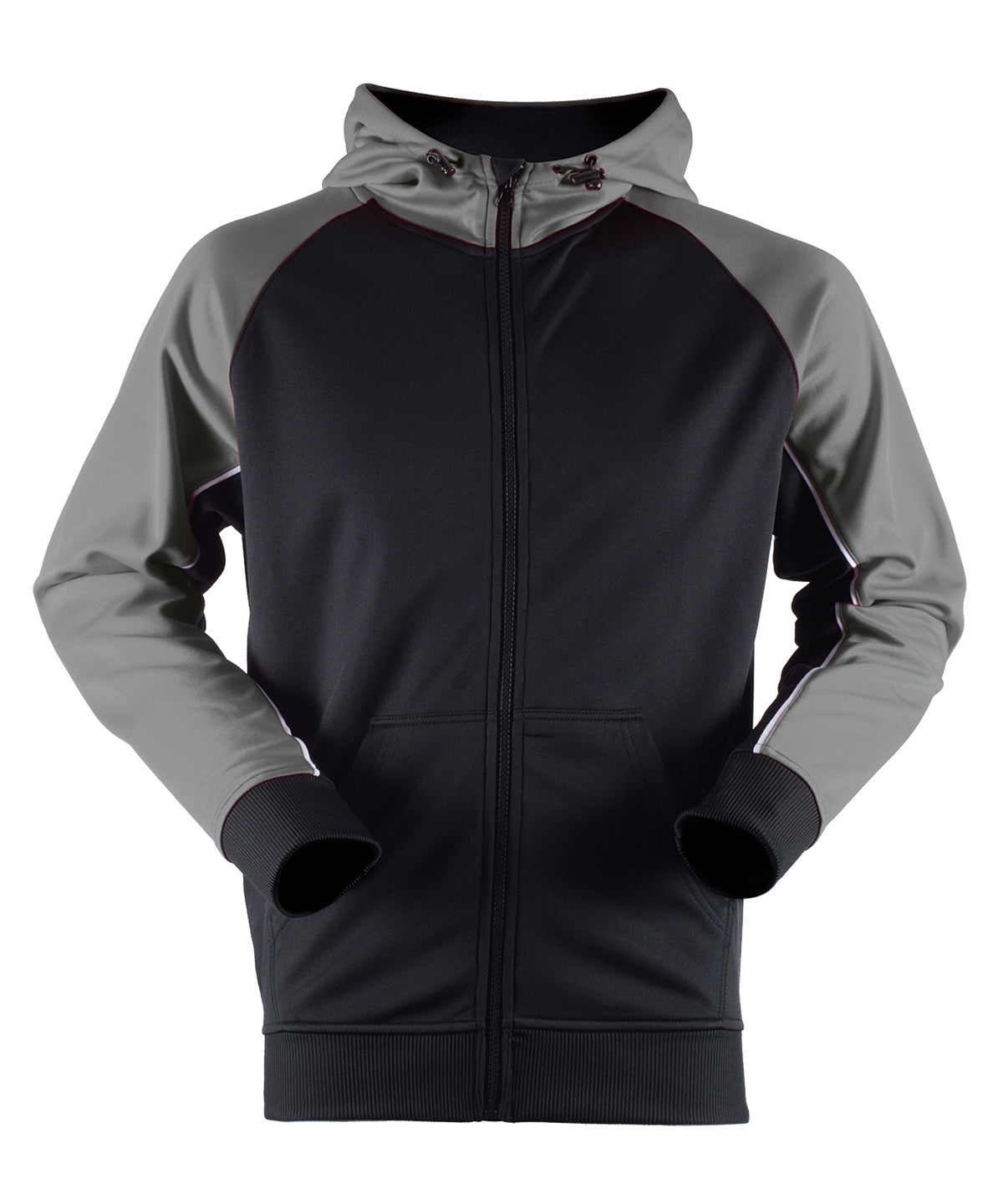 Hettupeysur - Panelled Sports Hoodie